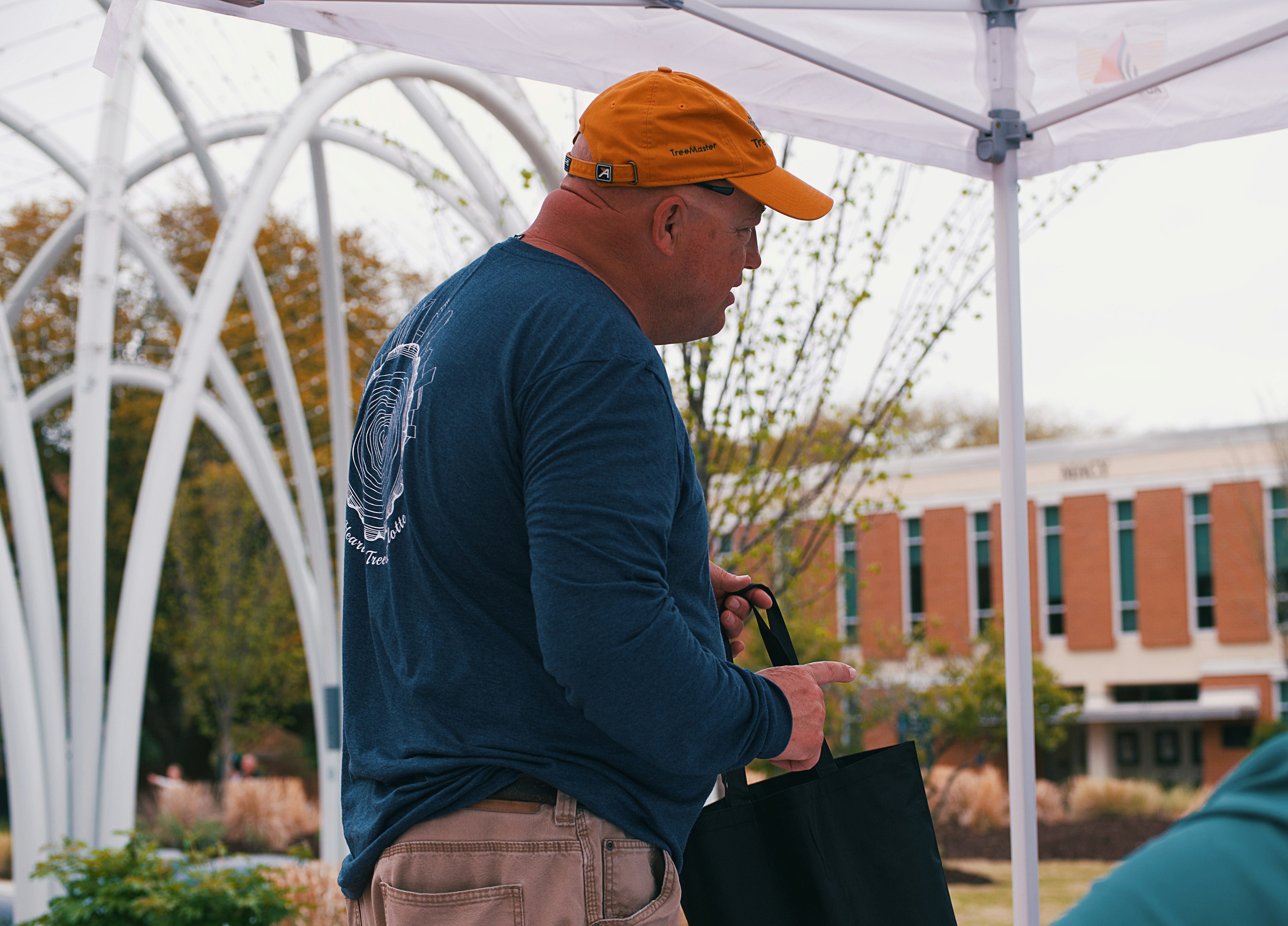 Veteran founder overseeing event setup