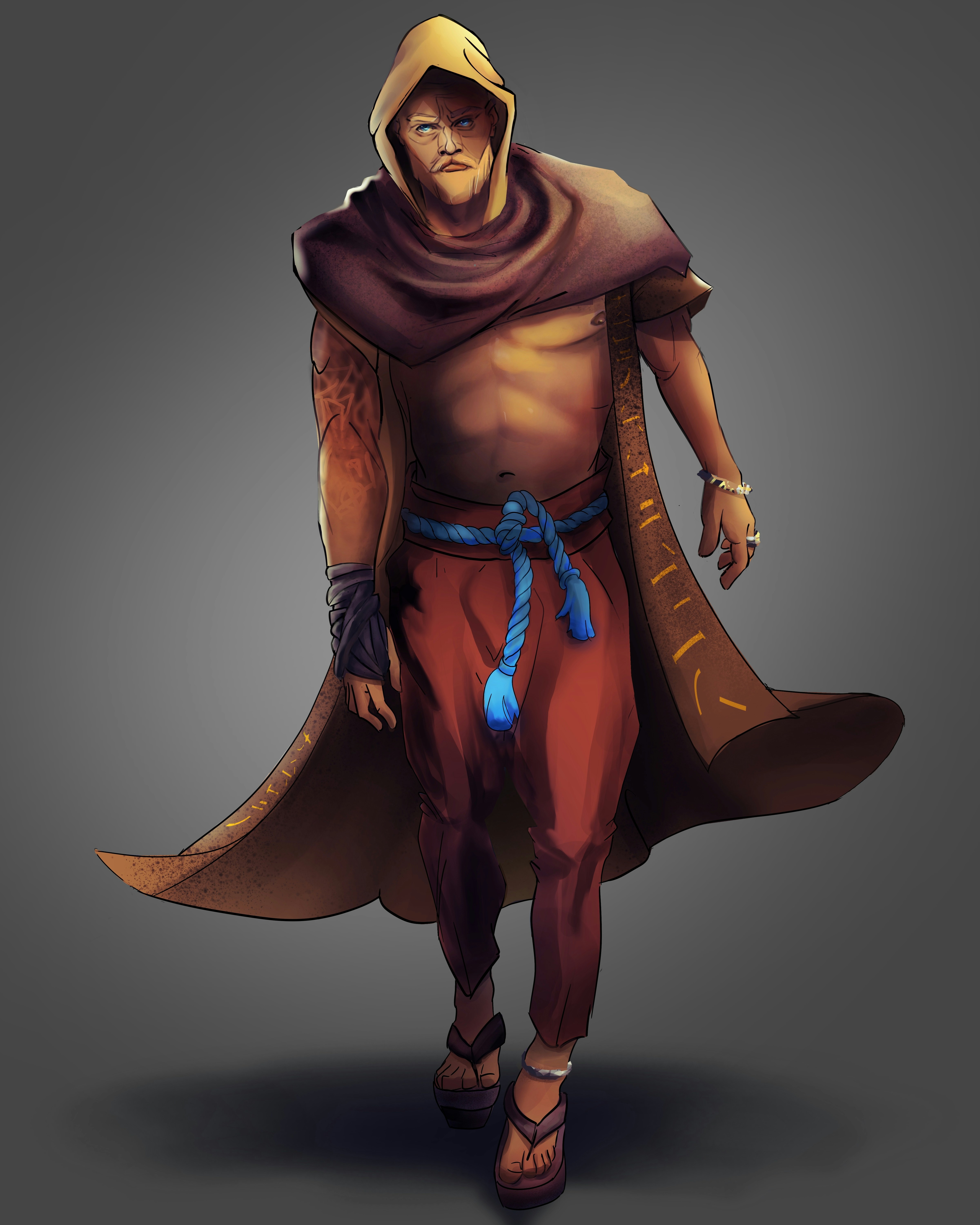 Una figura incappucciata cammina in avanti, forse un monaco. foto –  Immagine gratis di Donna su Unsplash, image size:3000x3750