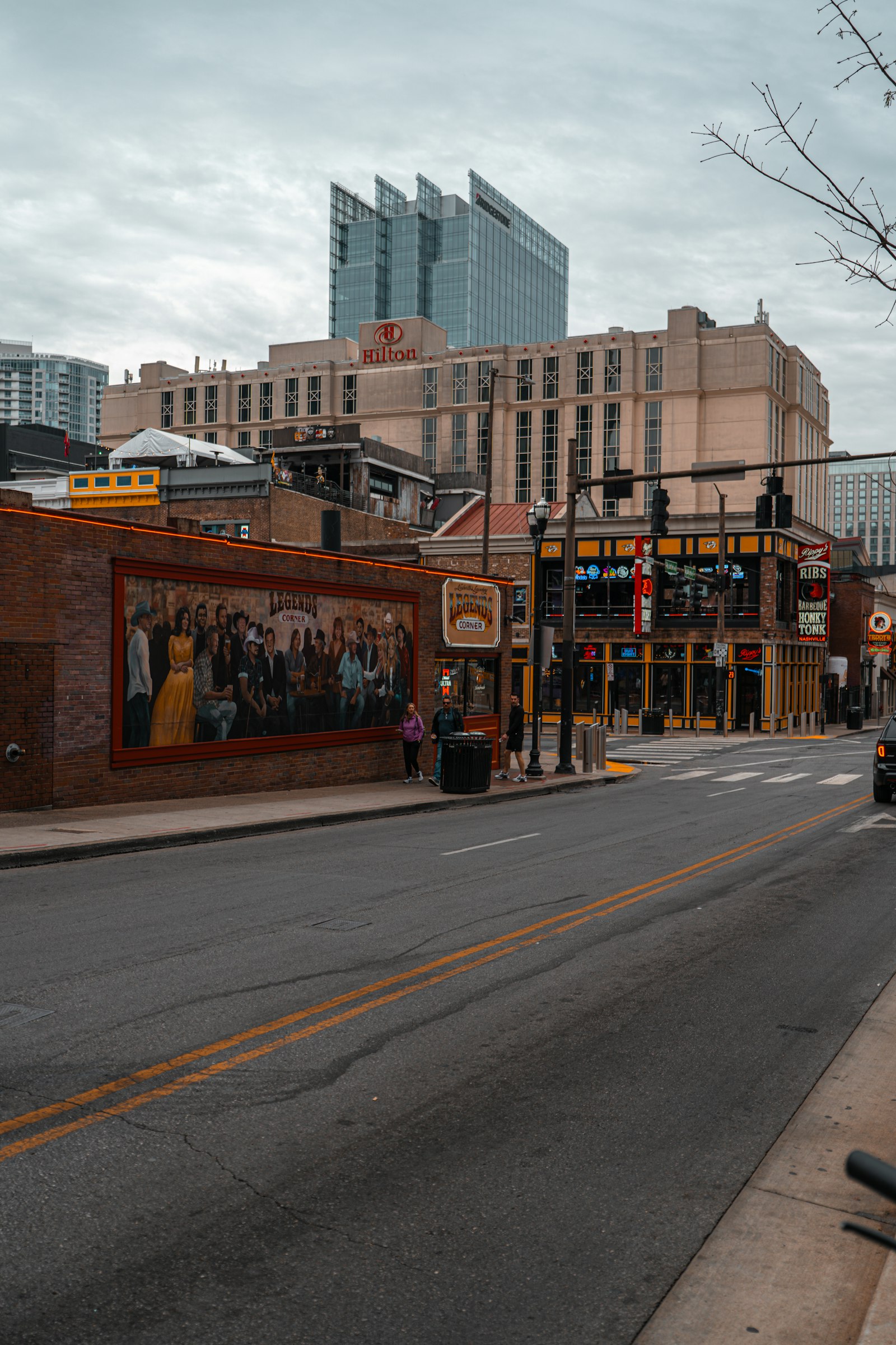 East Nashville street with independent shopfronts