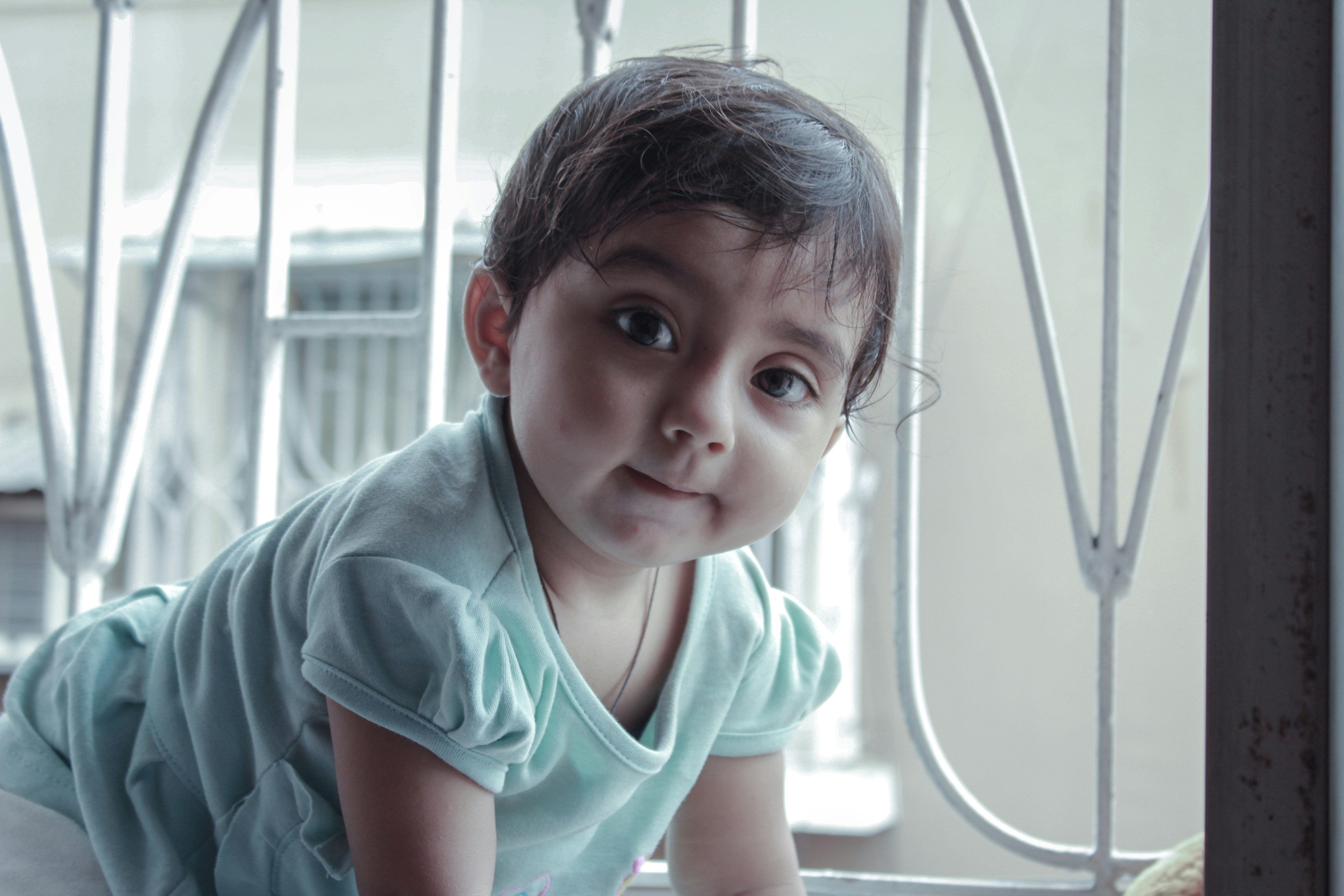 Baby with Mint Green Outfit