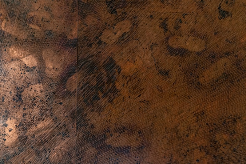 copper surface texture