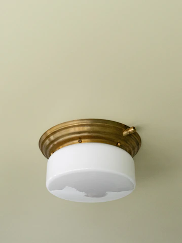 A ceiling light fixture is visible.