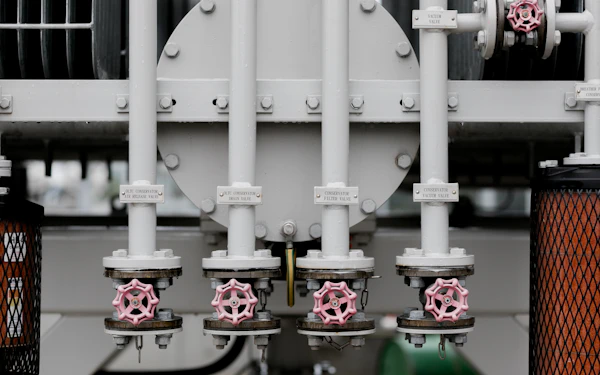 Industrial pipes and valves