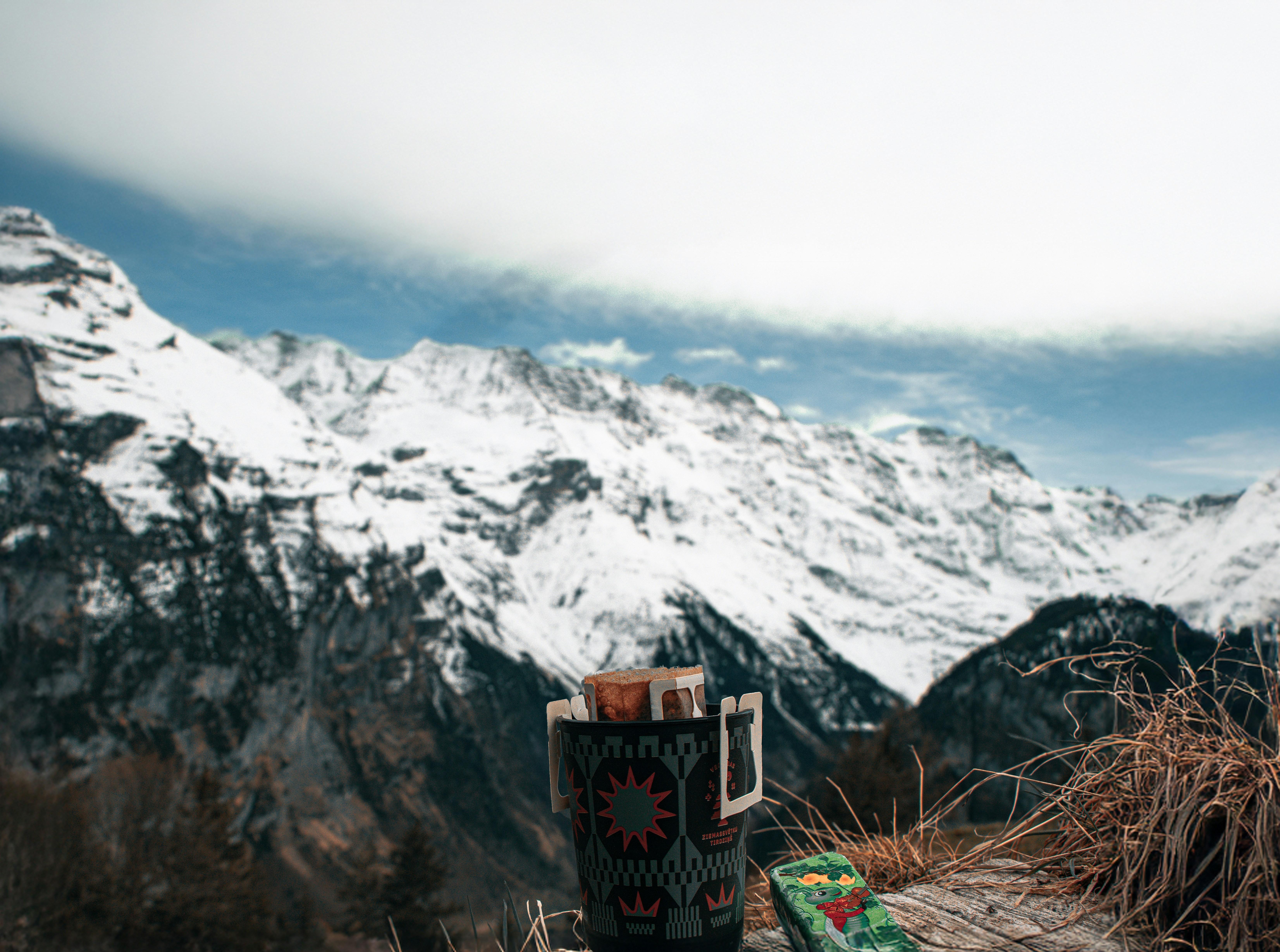 Coffee and mountains create a perfect morning.