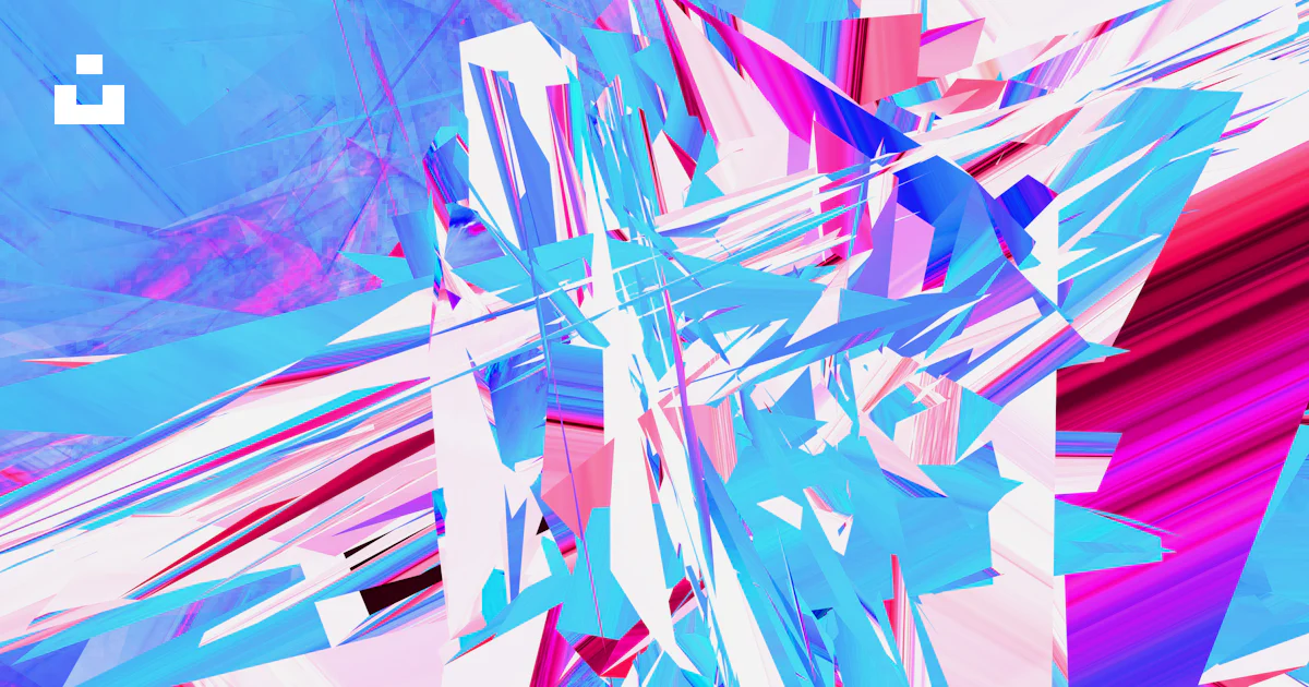 Abstract and colorful shapes explode across the frame. photo – Free ...