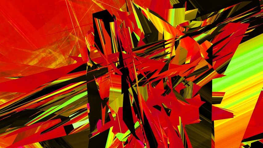 Colorful abstract geometric shapes