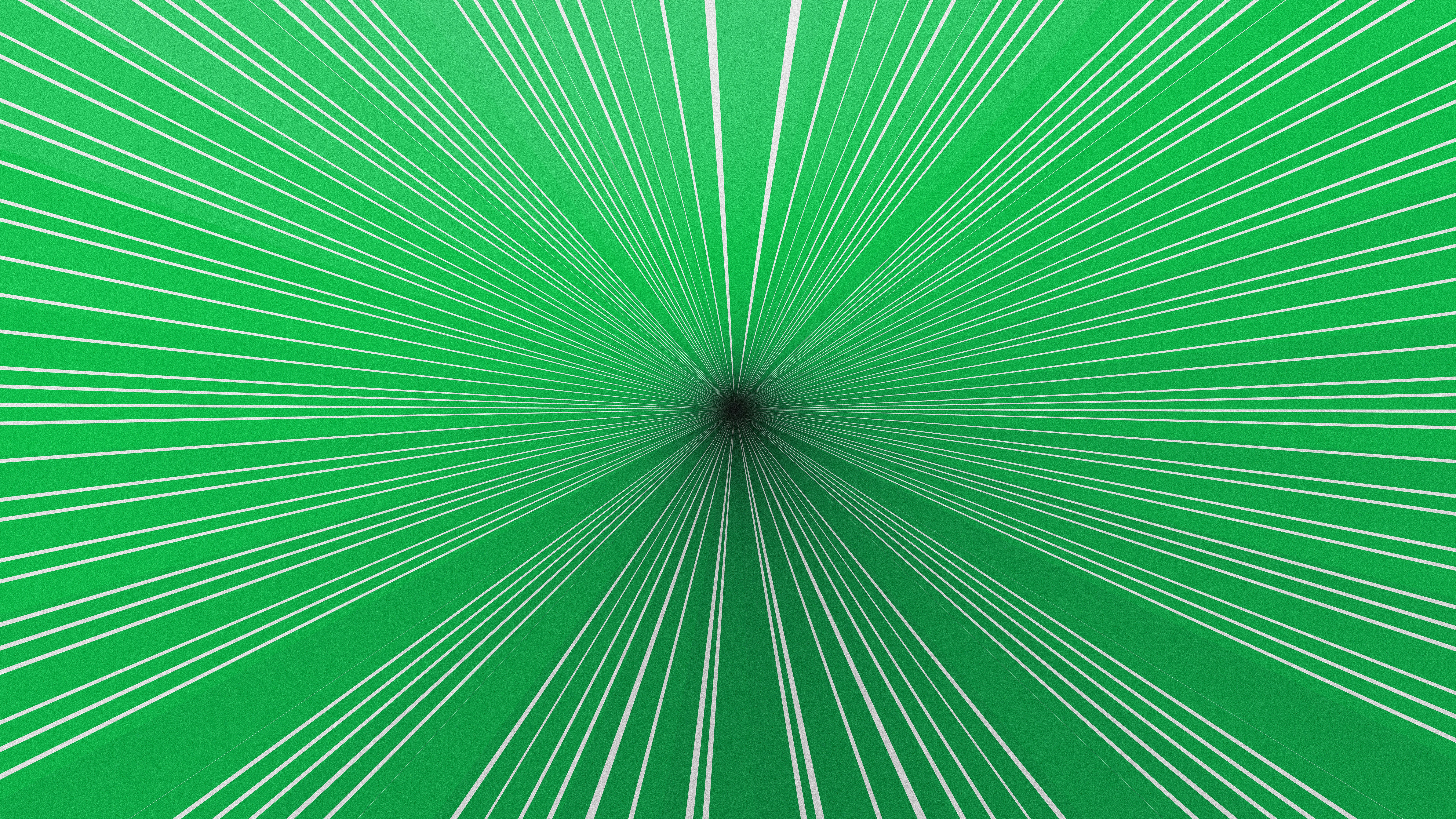 Green lines converging on a dark center.