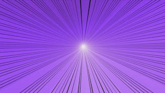 Lines converge to a bright, central light source.