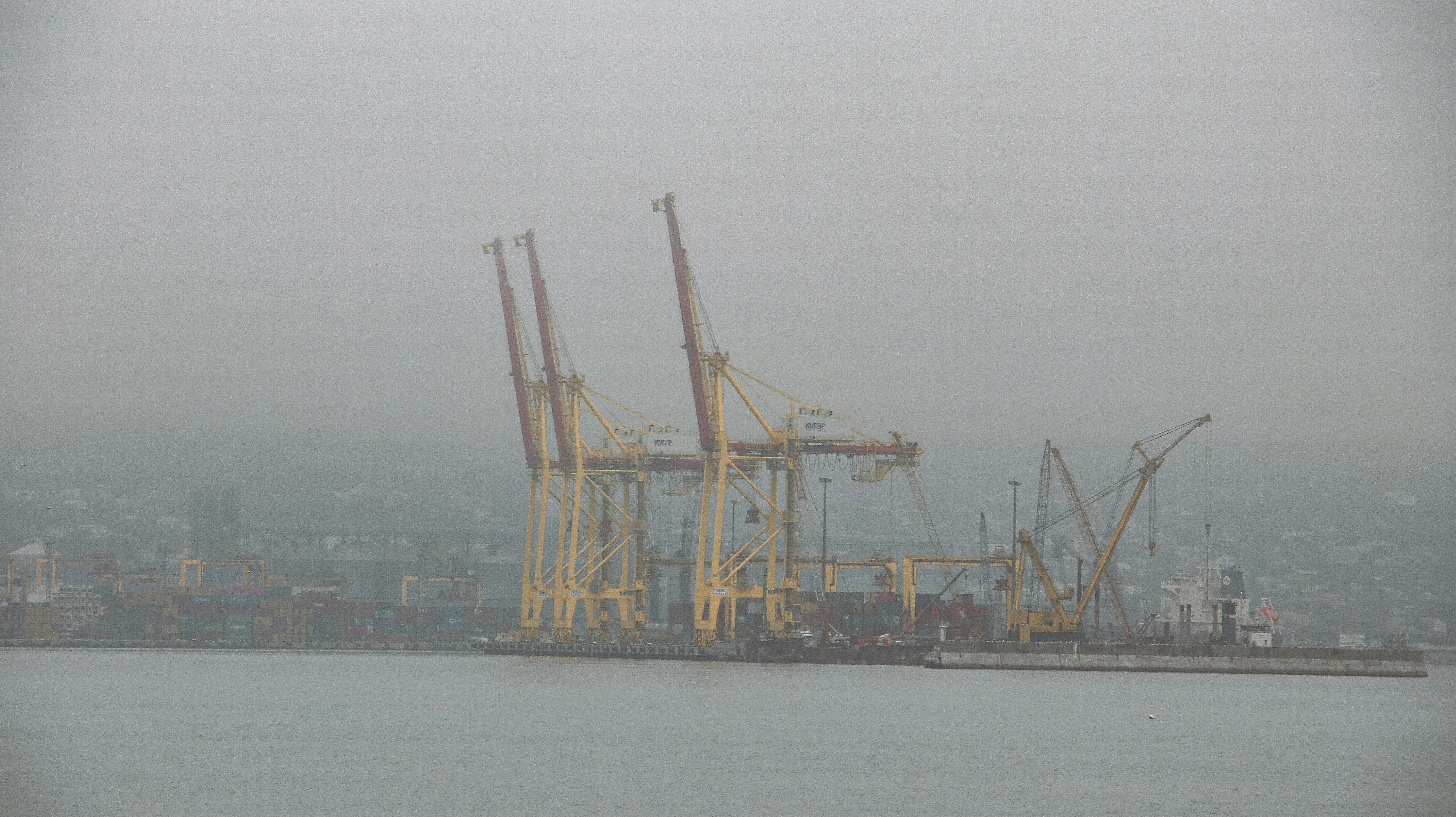 Port of Balboa with container ships - panama canal news