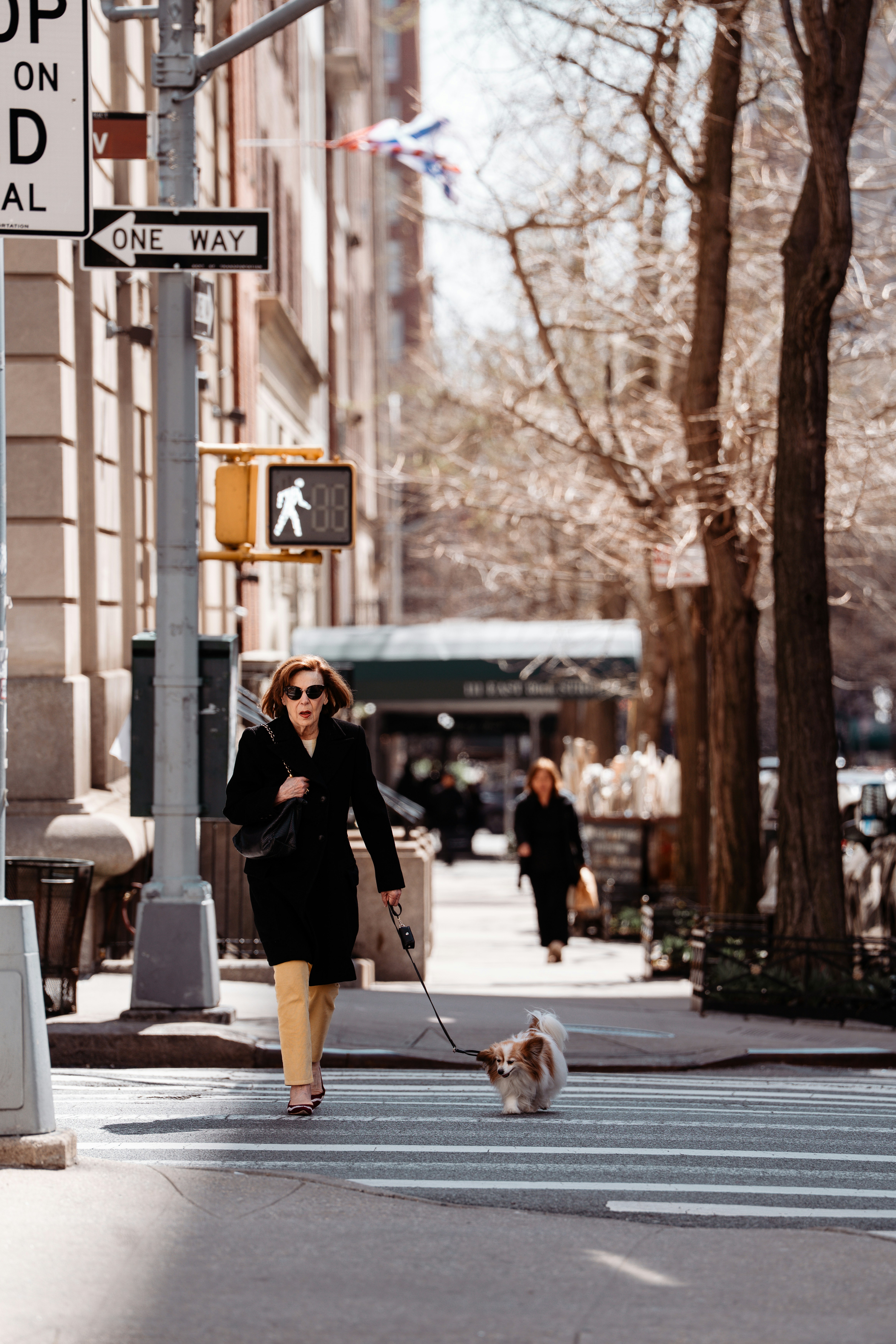Upper East Side New York street scene near Bella Noor Skincare