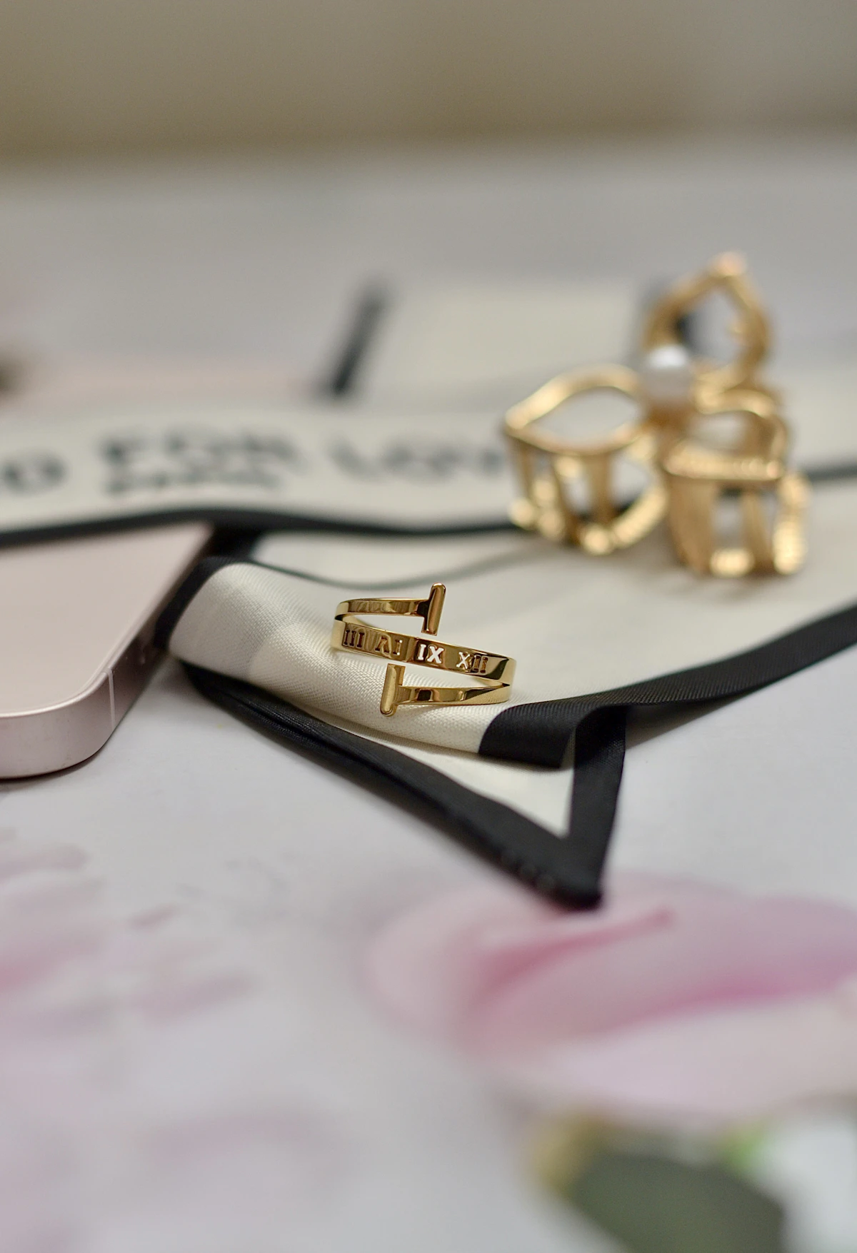 Collection of Gold Rings and Earrings