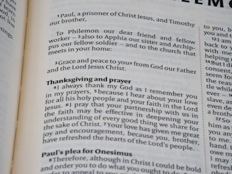 A passage from the bible, focusing on prayer and faith.