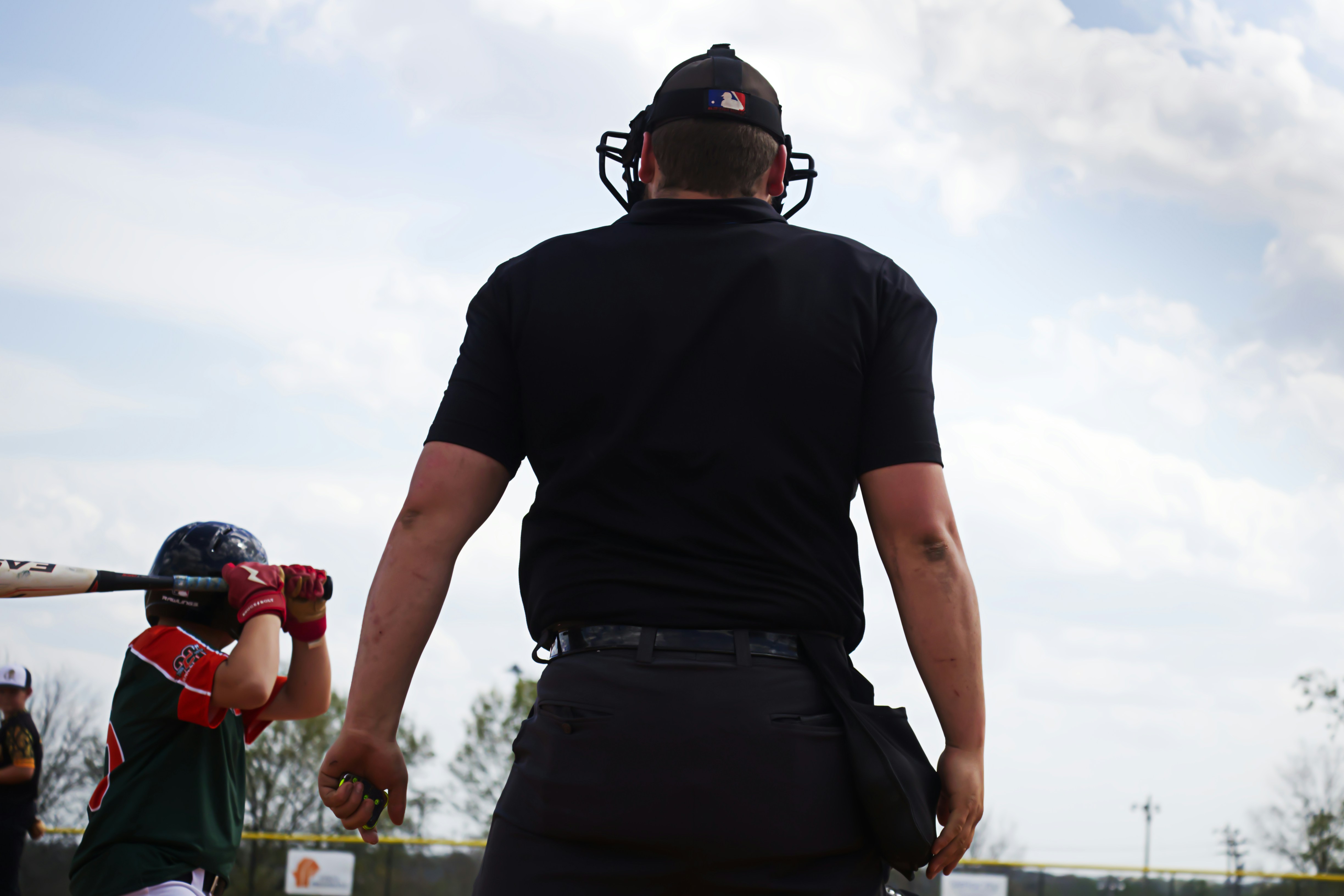 Baseball umpire in Portland Maine
