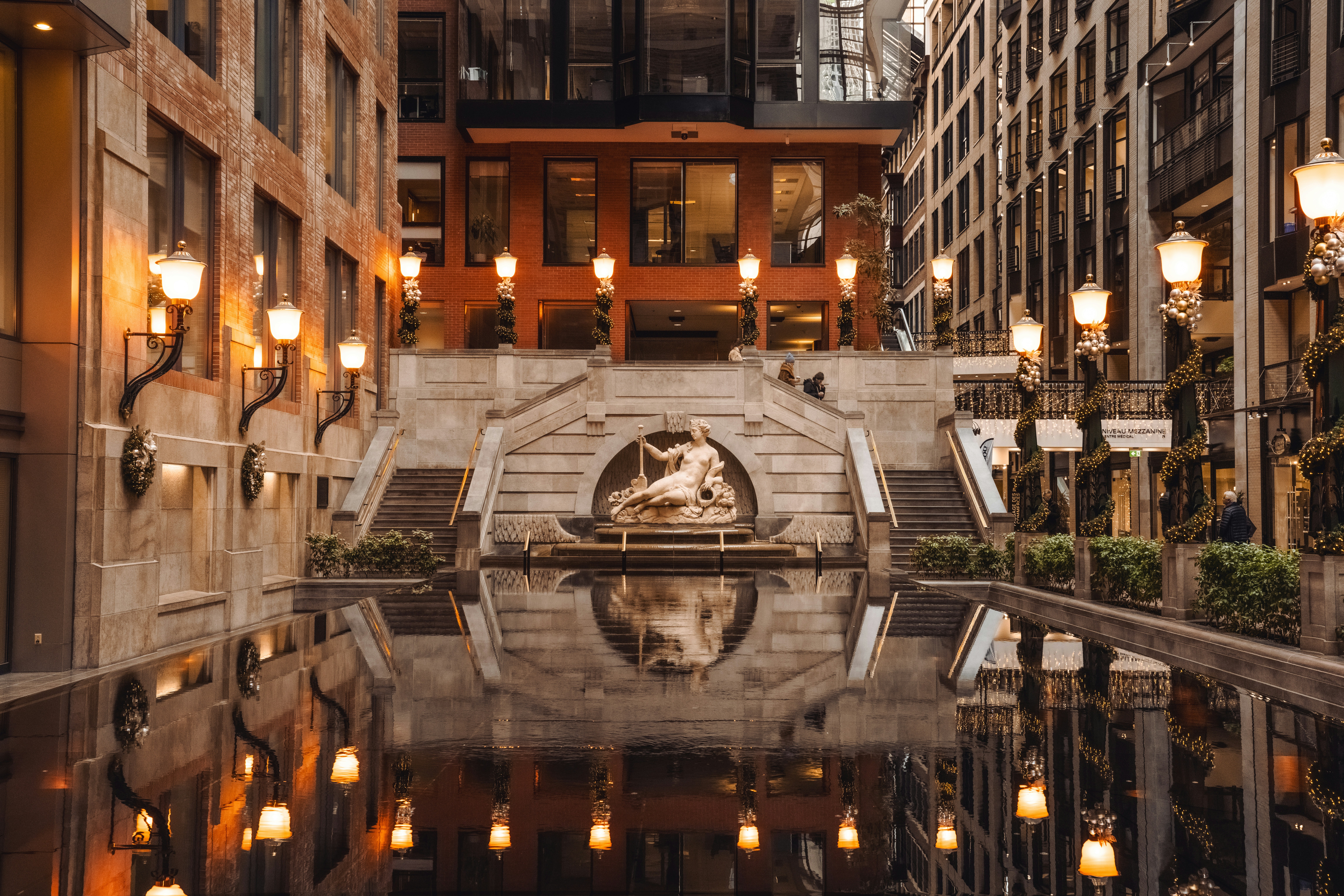 Apartment Back Entrance Water Fountain