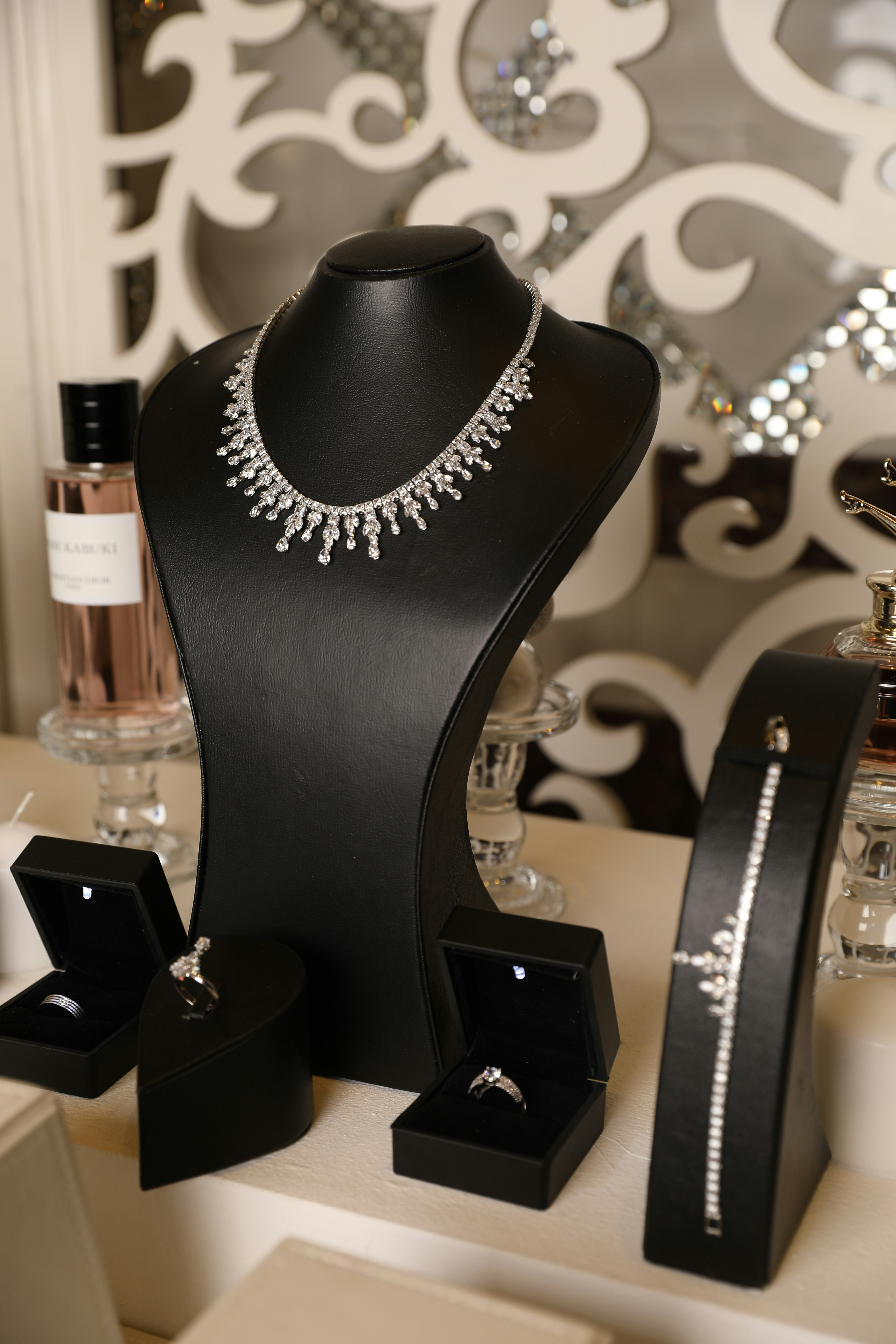 Luxury gifts like designer perfumes and high-end jewelry