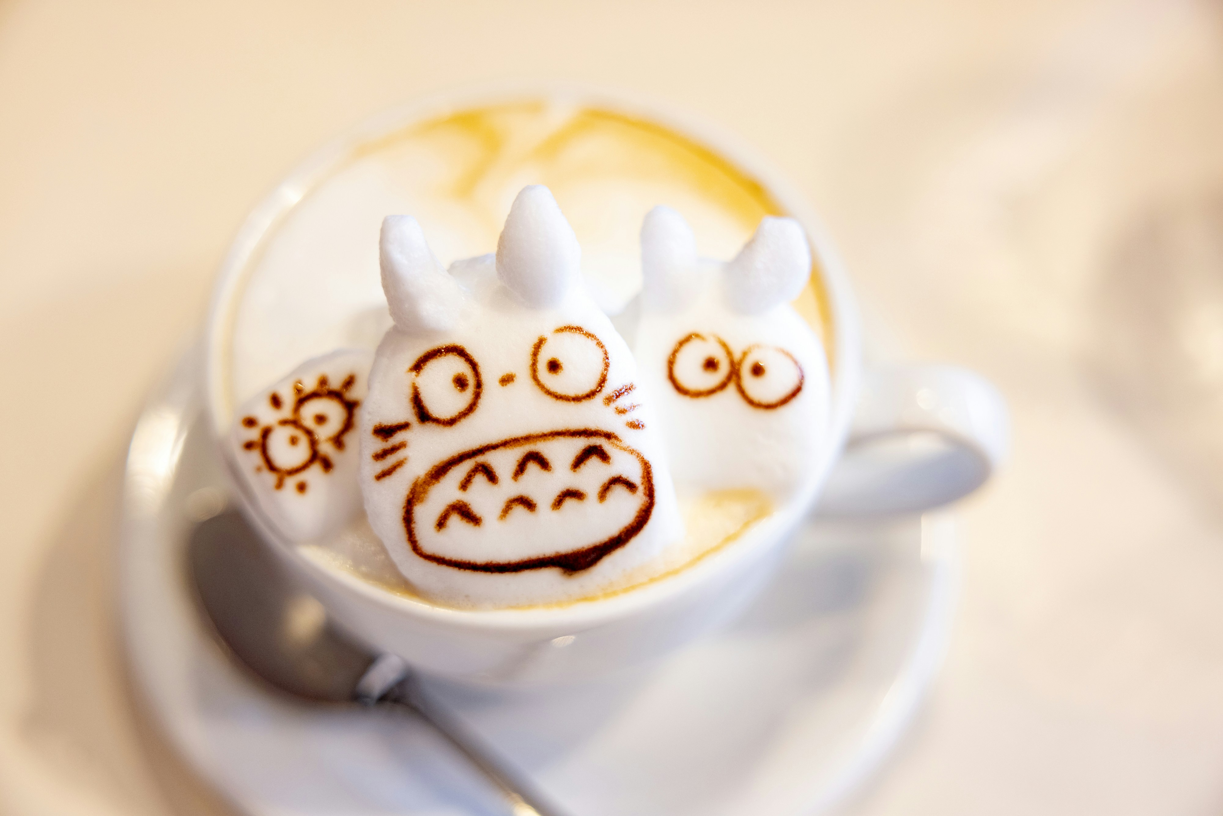 トトロラテアートが可愛くて美味しい!