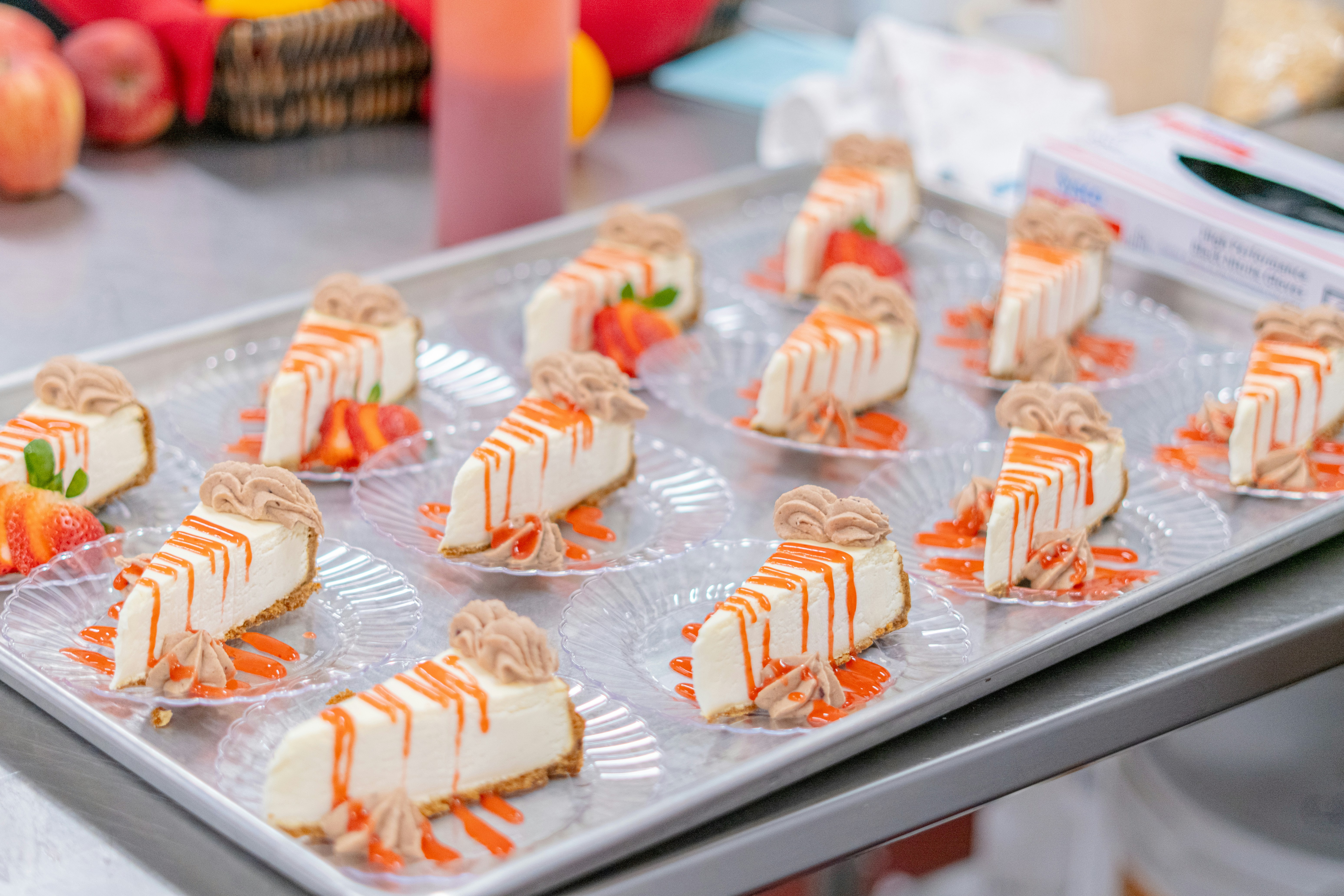 Luxury gourmet cheesecake