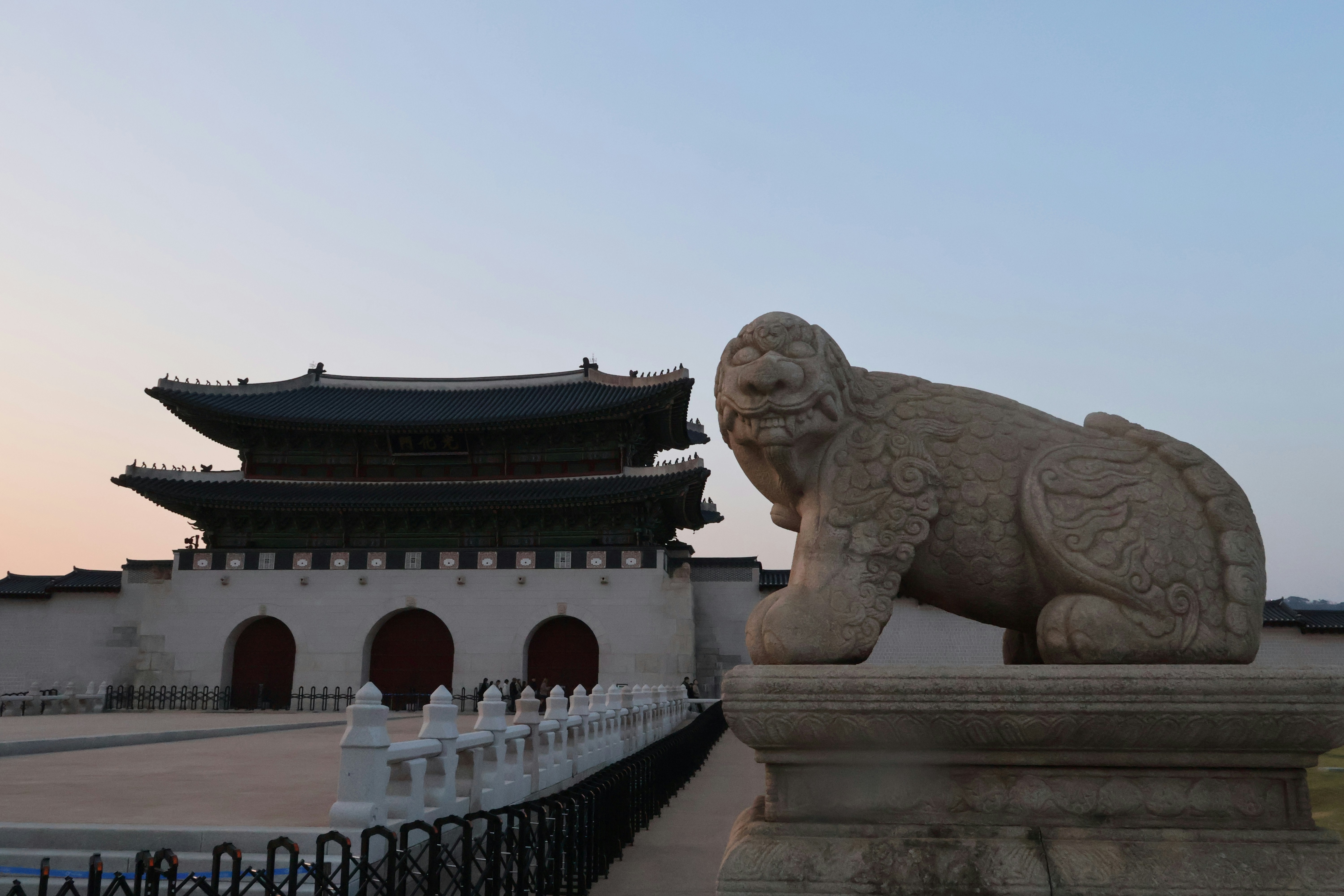 palazzo Gyeongbokgung Seoul, statua haechi