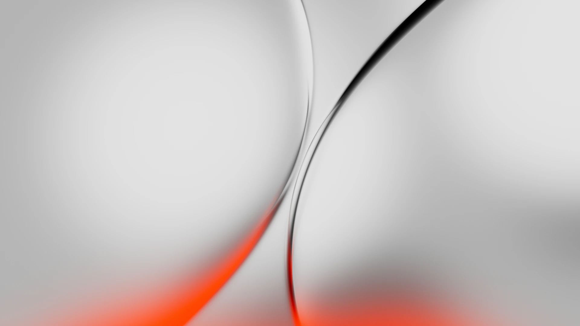 Abstract curves and light against a gray background.