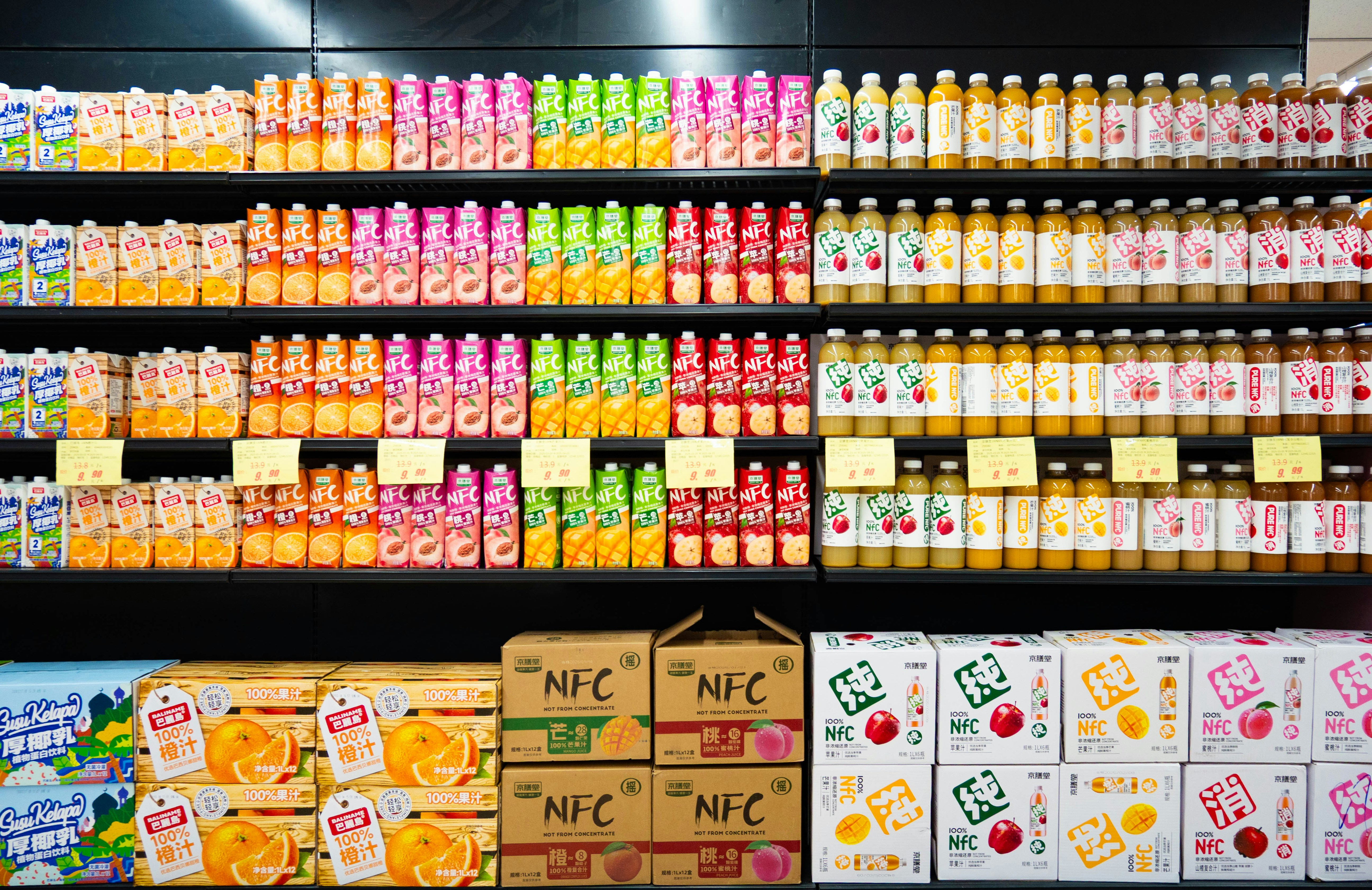 Comparison of DIY and store-bought juices