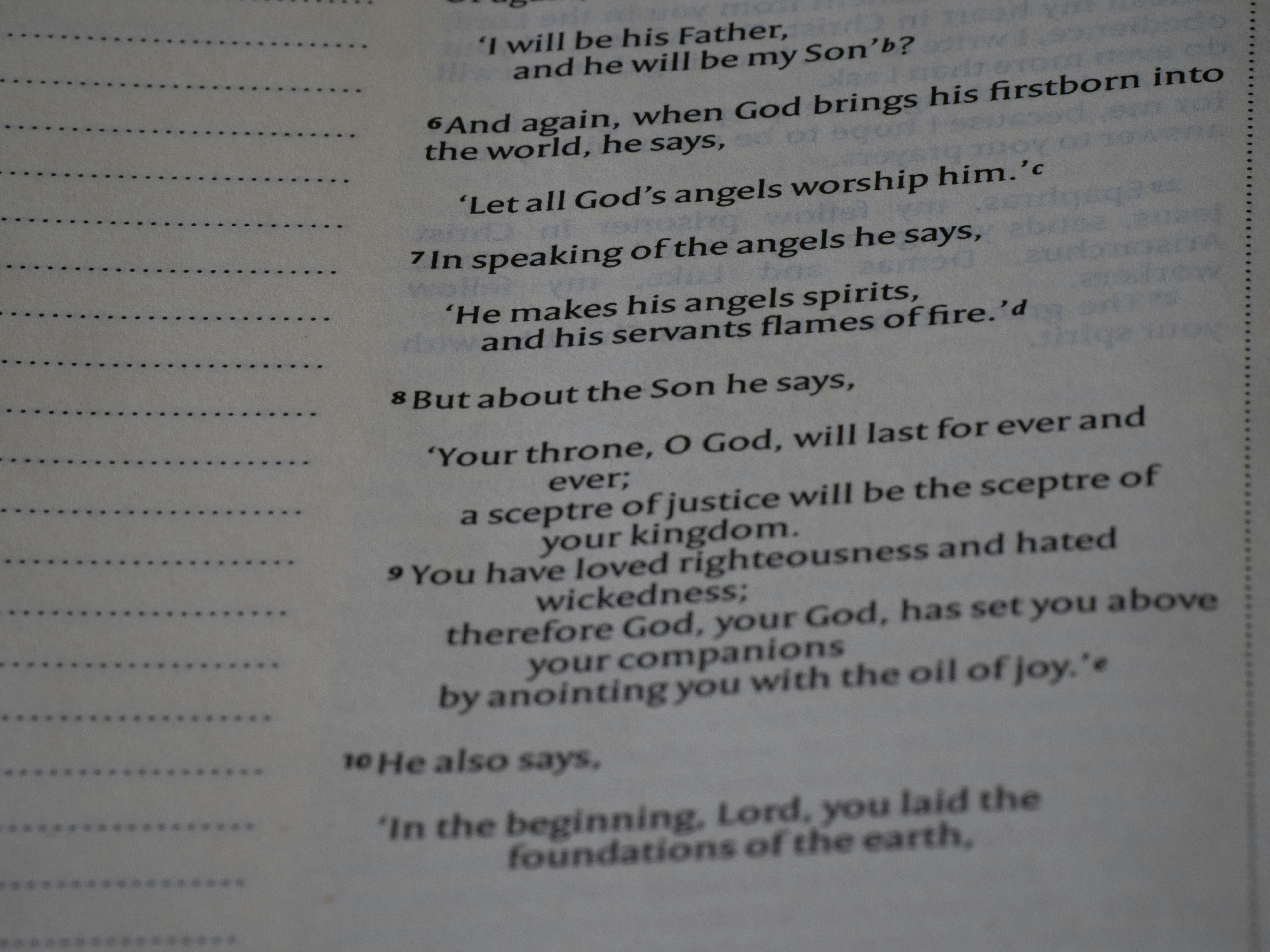 It appears to be scriptural text. (Photo by Brett Jordan on Unsplash)
