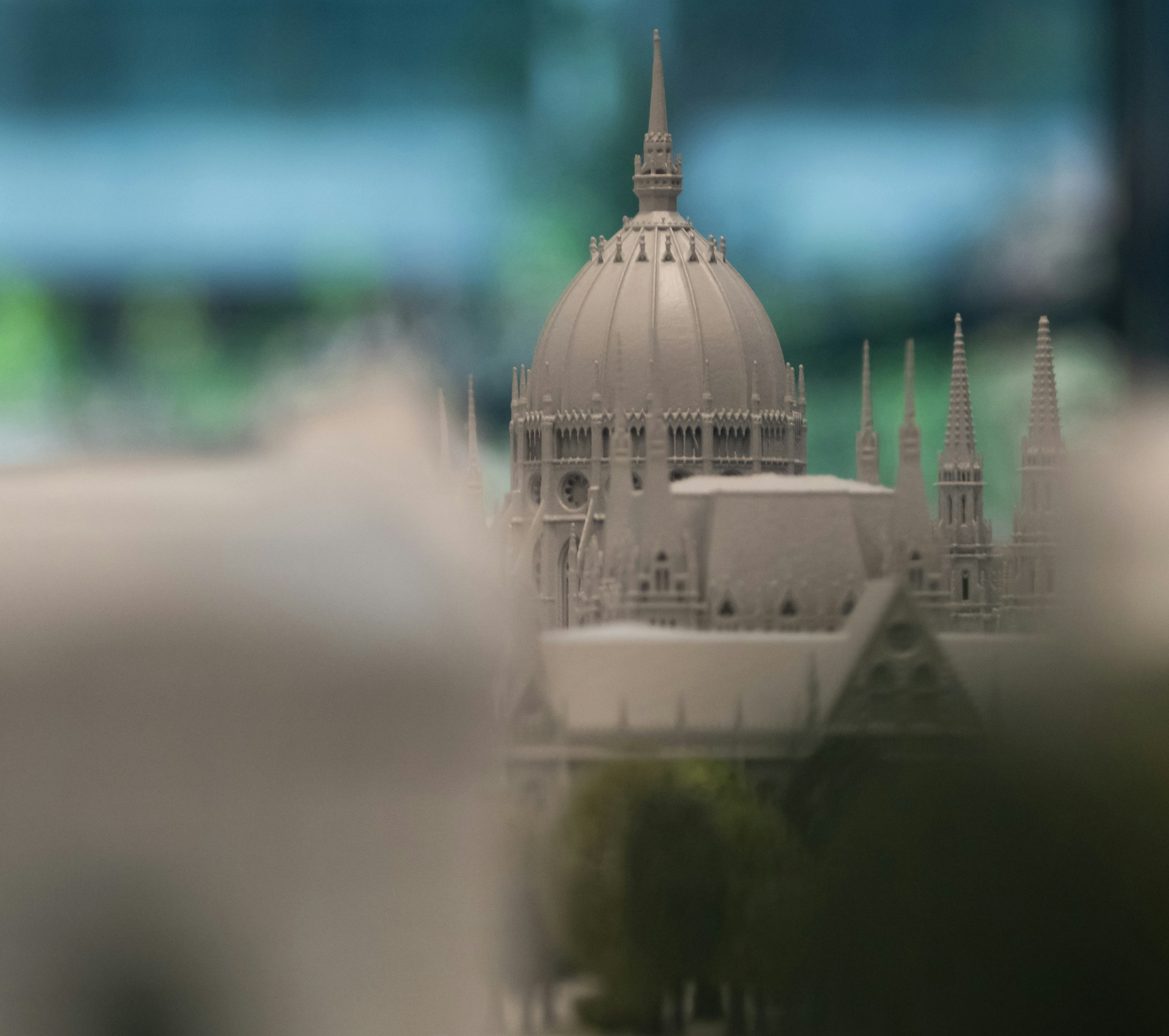 Colorful buildings along the Danube in Budapest