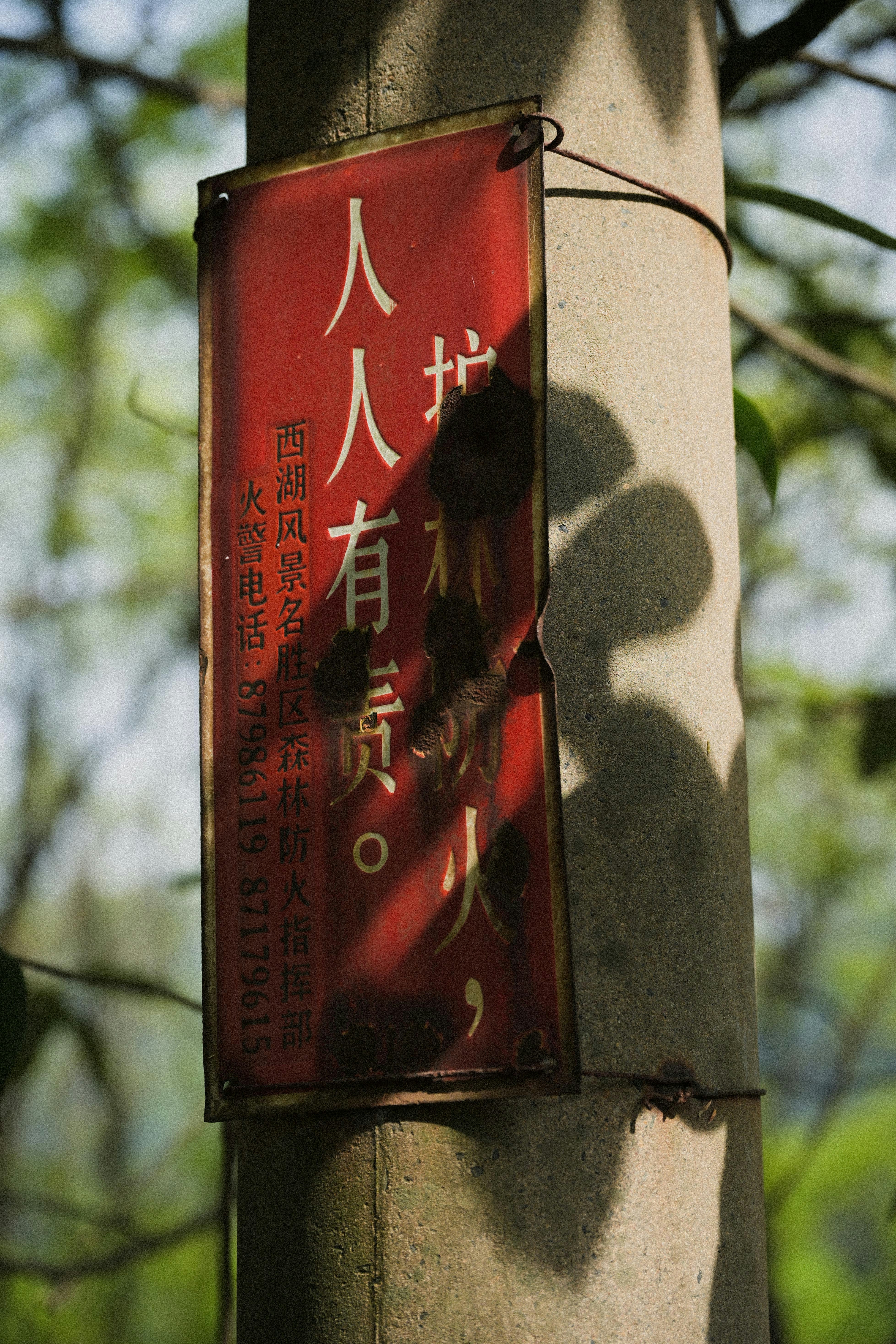 Segno cinese: "ognuno ha una responsabilità".