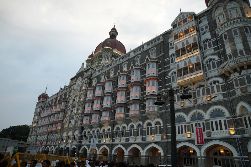 Iconic Taj Mahal Palace Hotel in Mumbai, a luxury destination