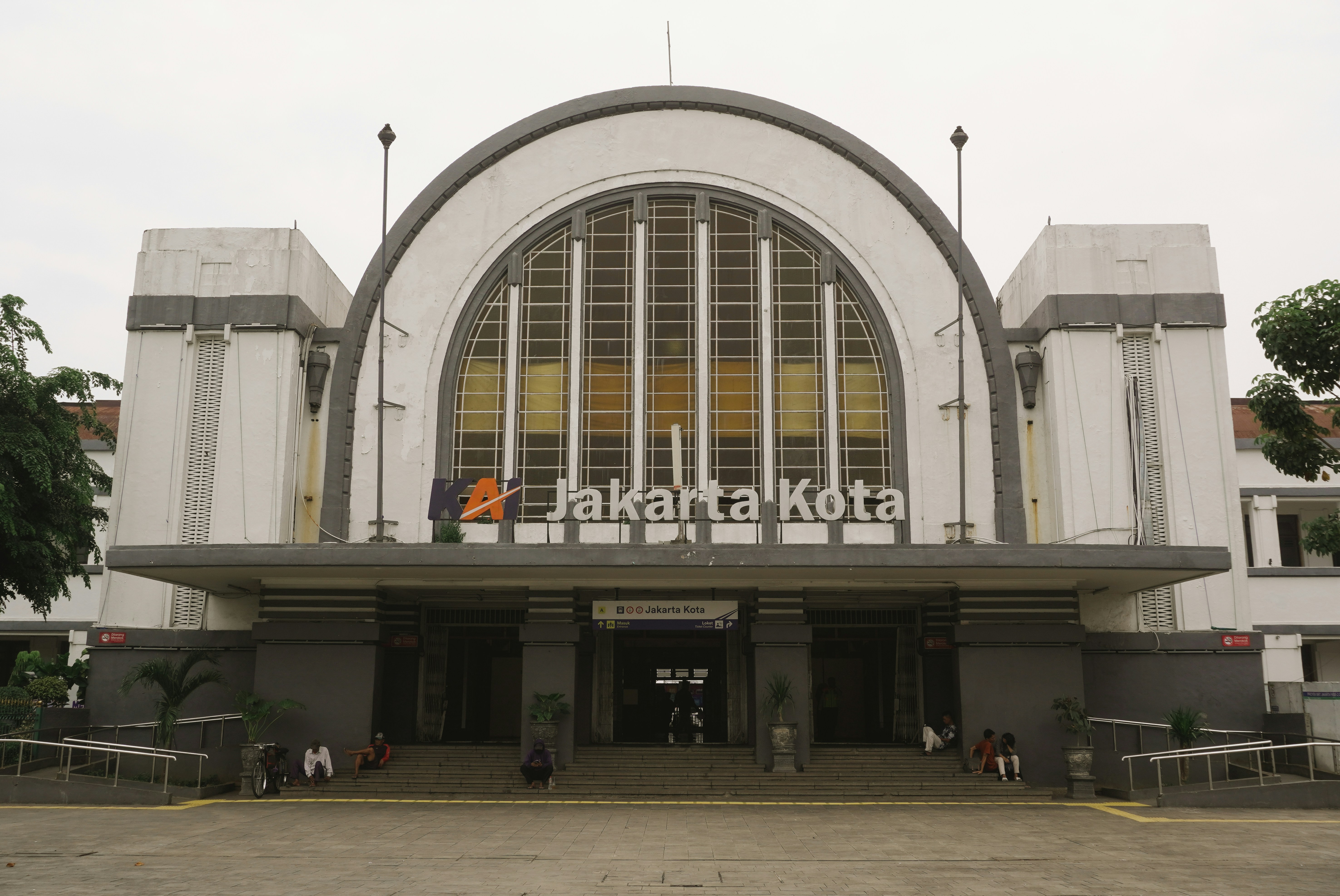 Jakarta kota station is a historic train station.