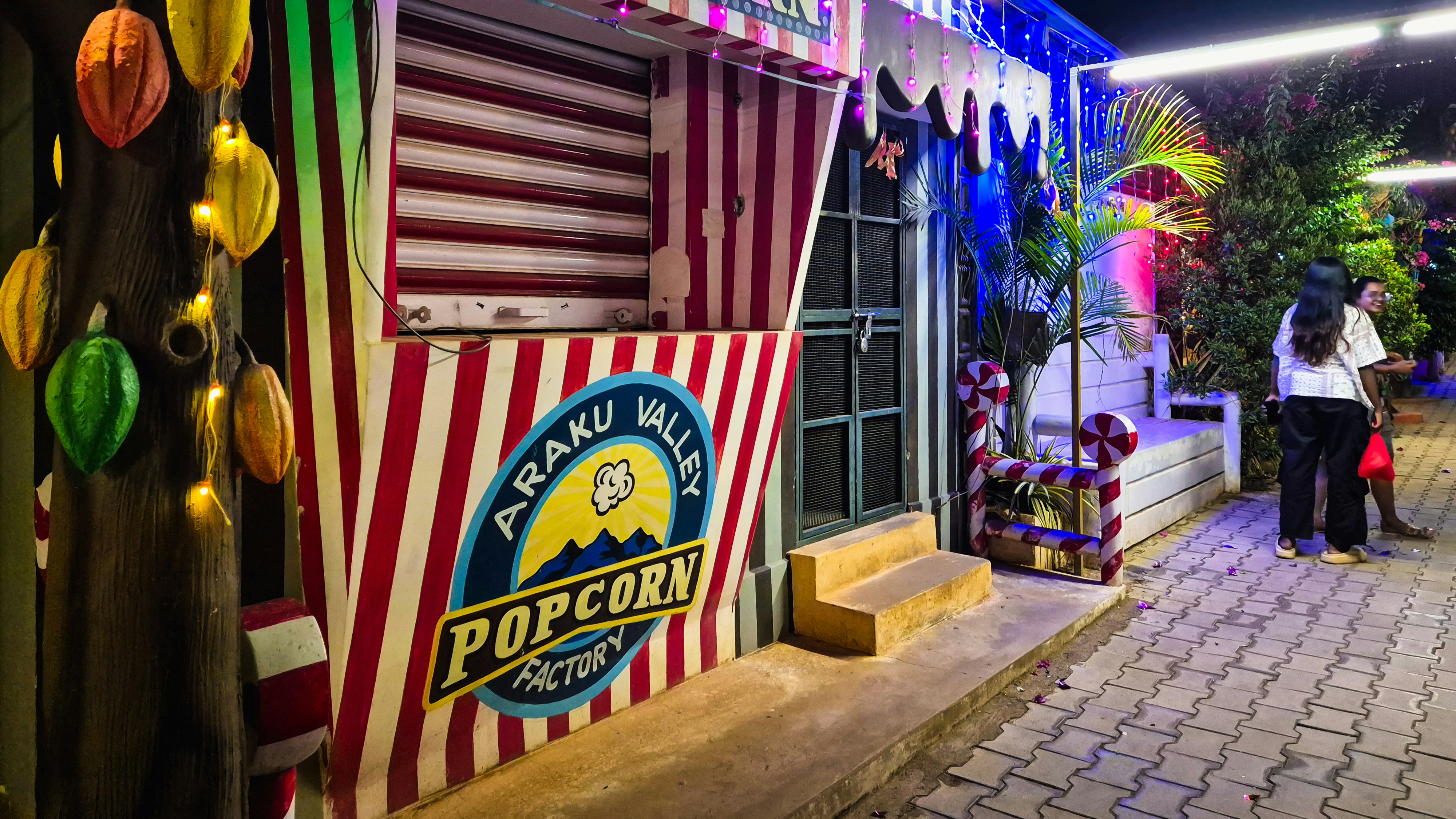 A popcorn factory in araku valley.
