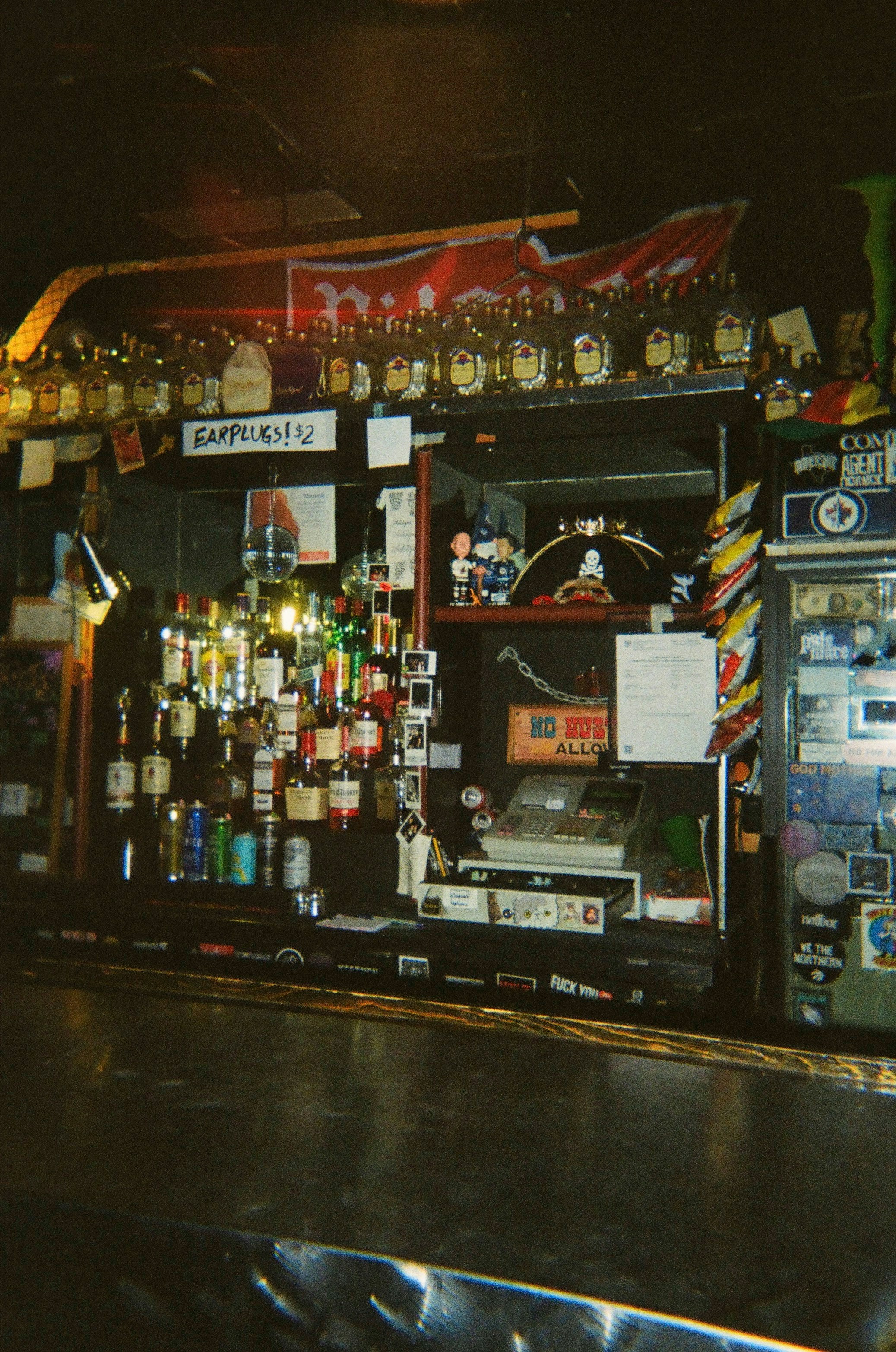 This is an interior view of a bar.