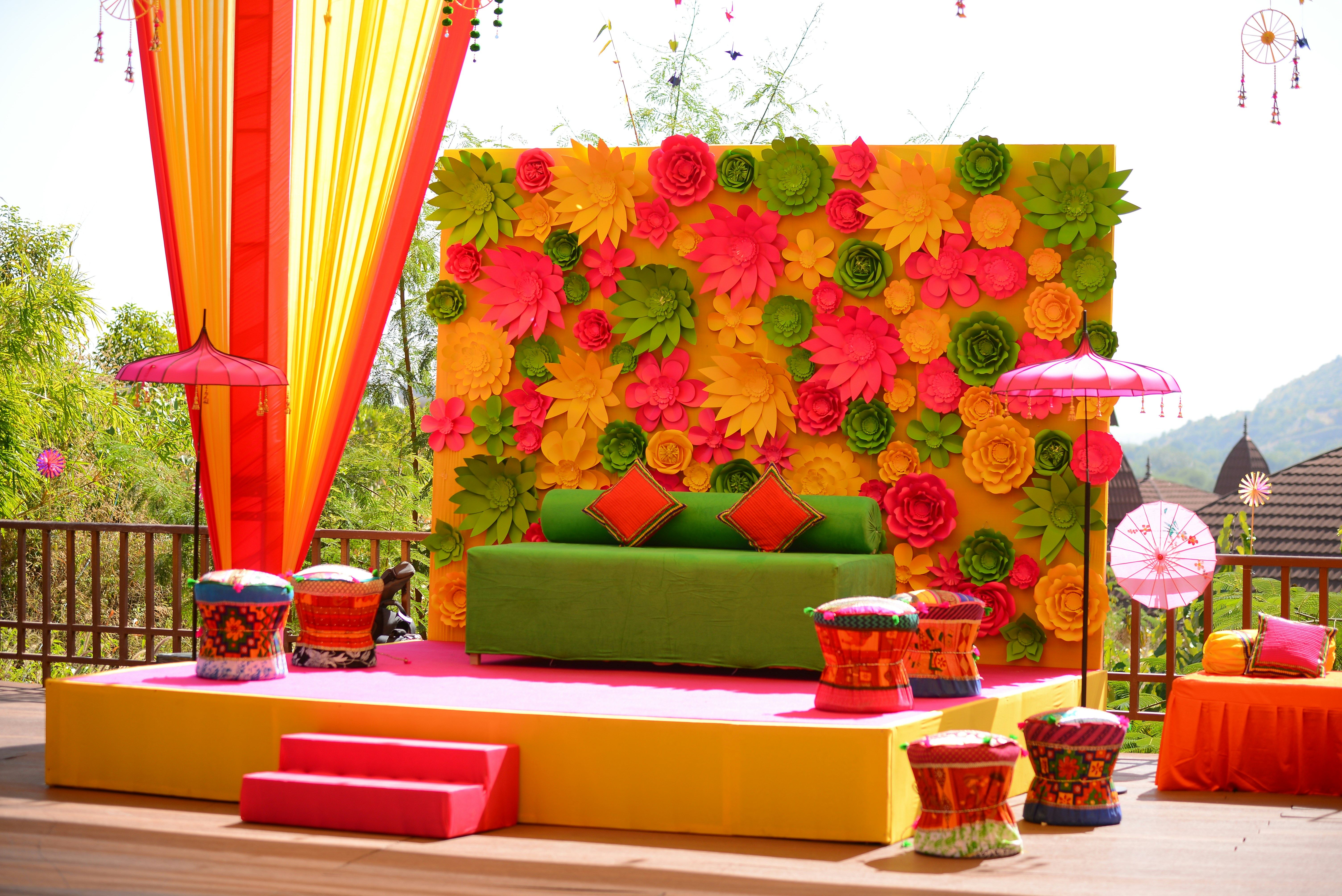 Floral birthday arrangement