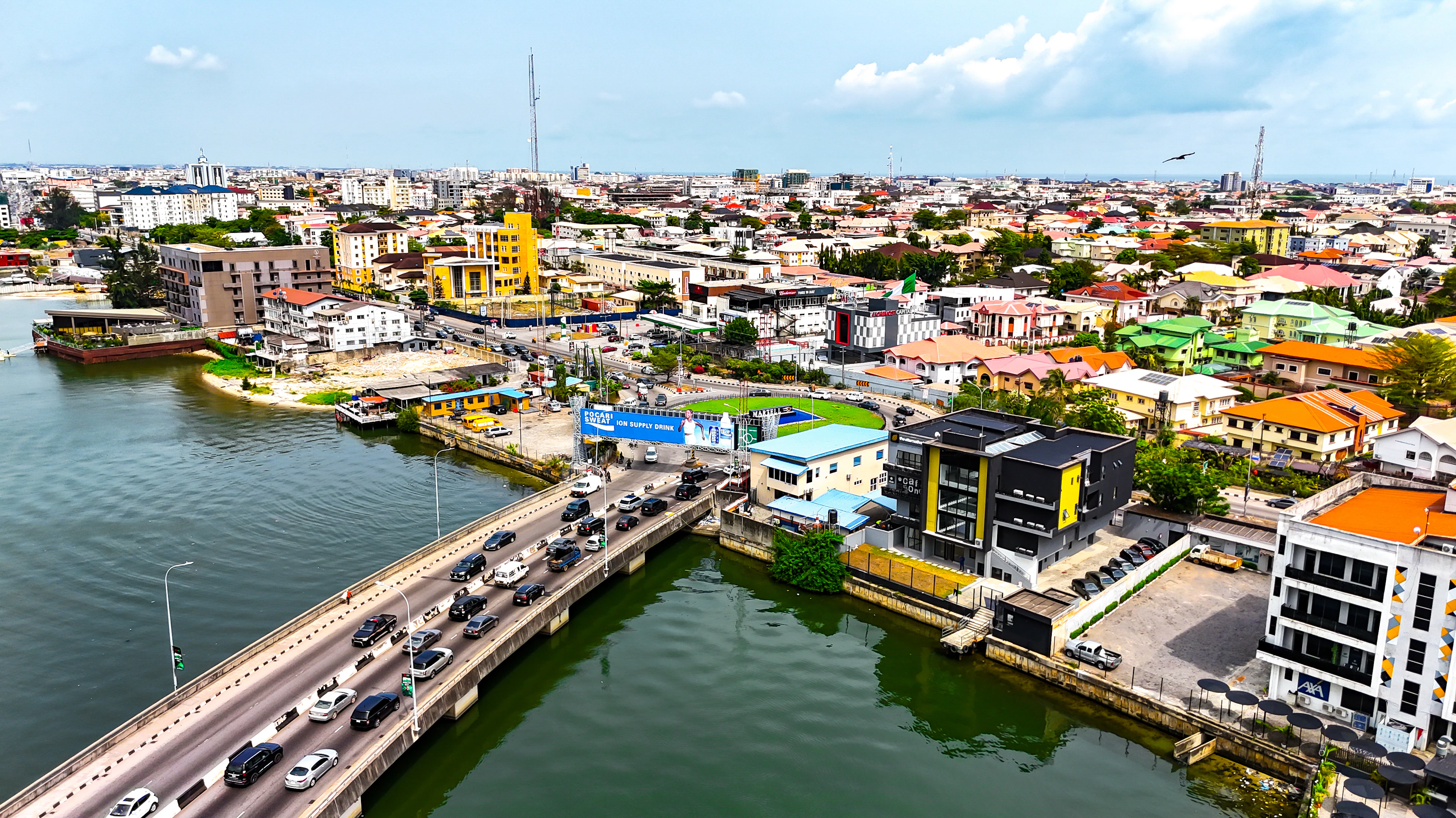 Modern residential buildings in Nigeria