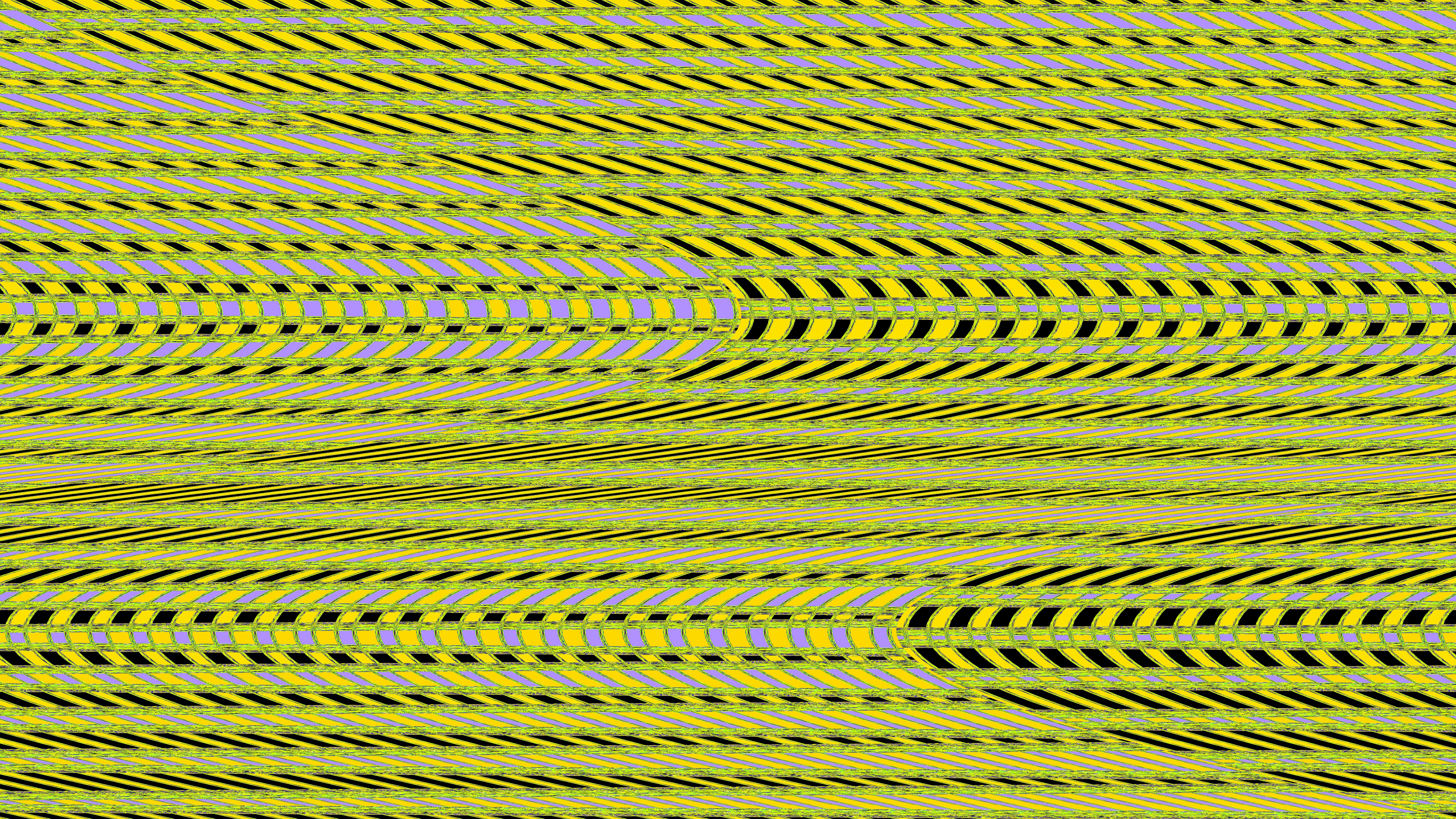 Abstract glitch art features repeating patterns.
