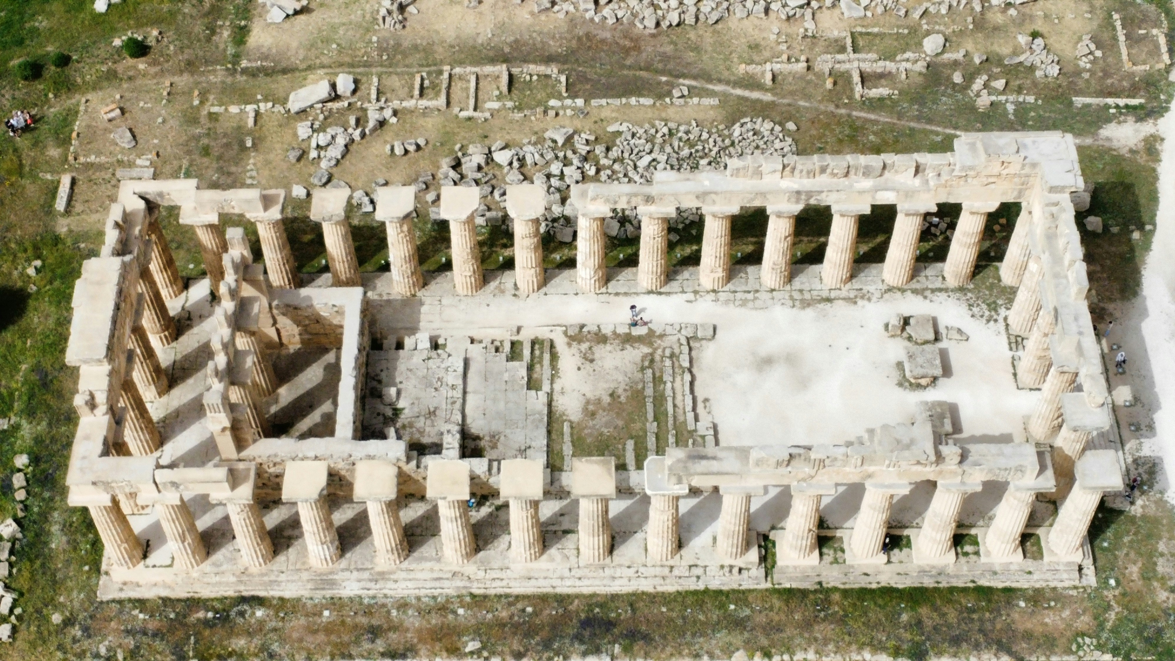 An aerial view of an ancient temple. photo – Free Building Image on ...