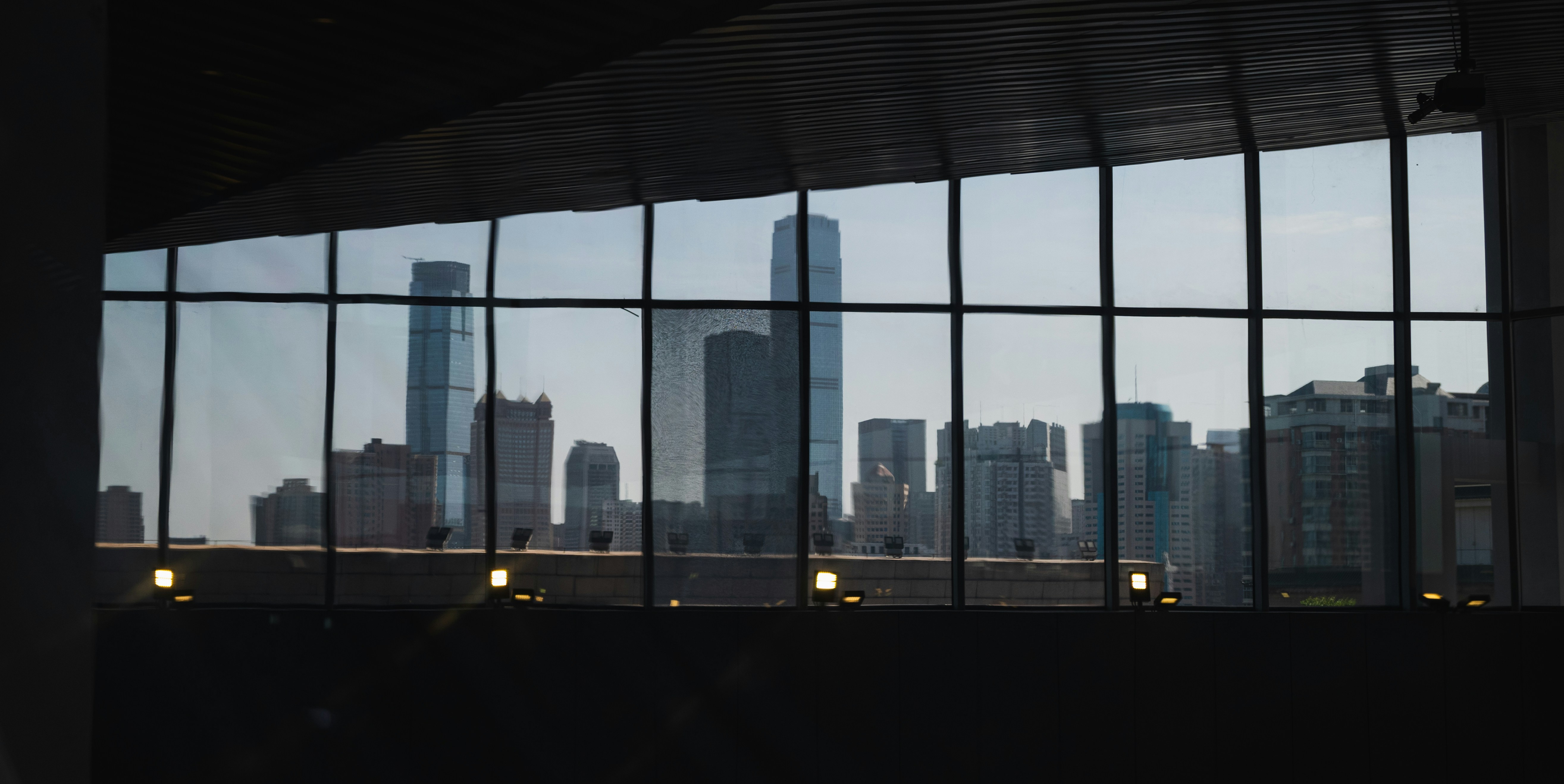 Loft interior with a stunning skyline view of downtown Chicago - chicago loft rental