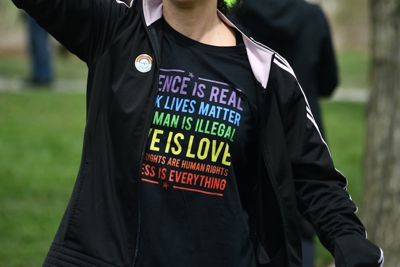 Bold message fashion