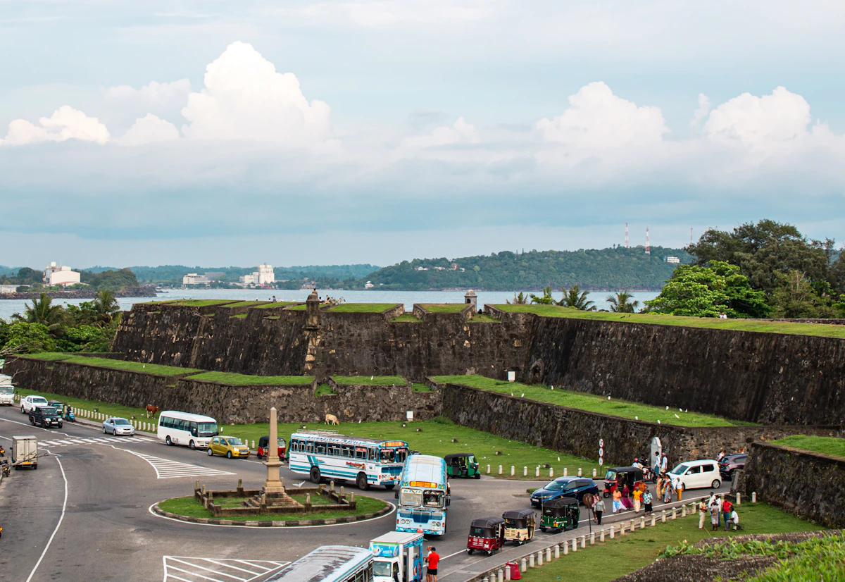 Historic Galle Fort ramparts
