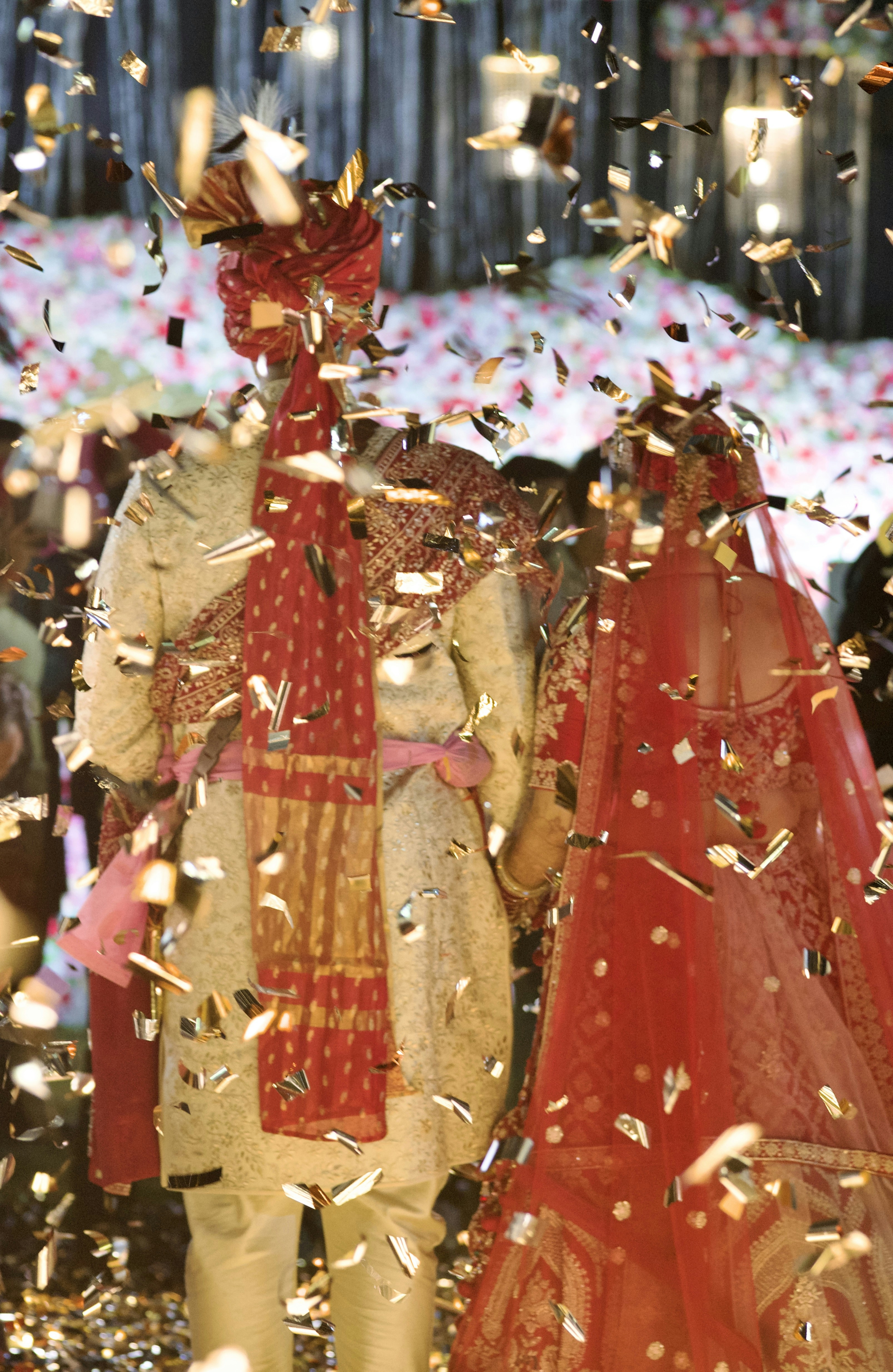 Traditional Rajasthani wedding ceremony with ornate decorations