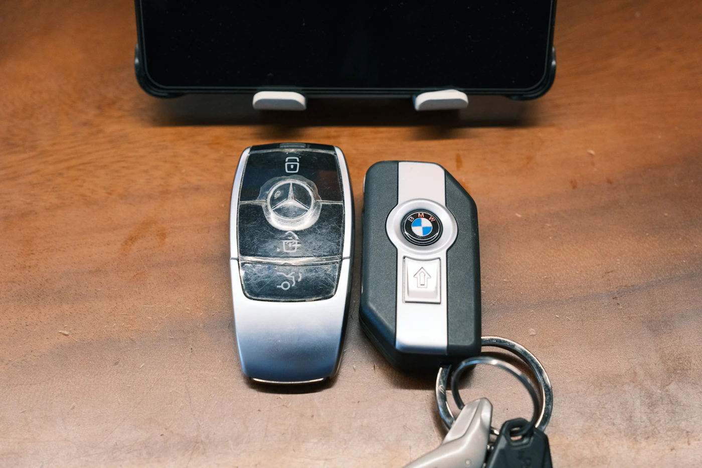 Car keys representing rental marketplace inventory and booking