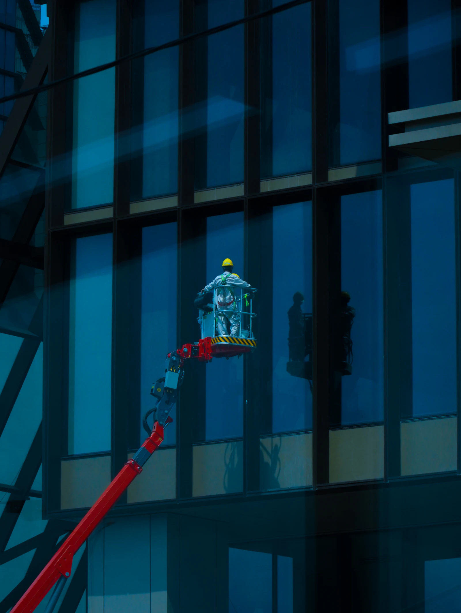 BEVA Inspections · rope access work by AIM