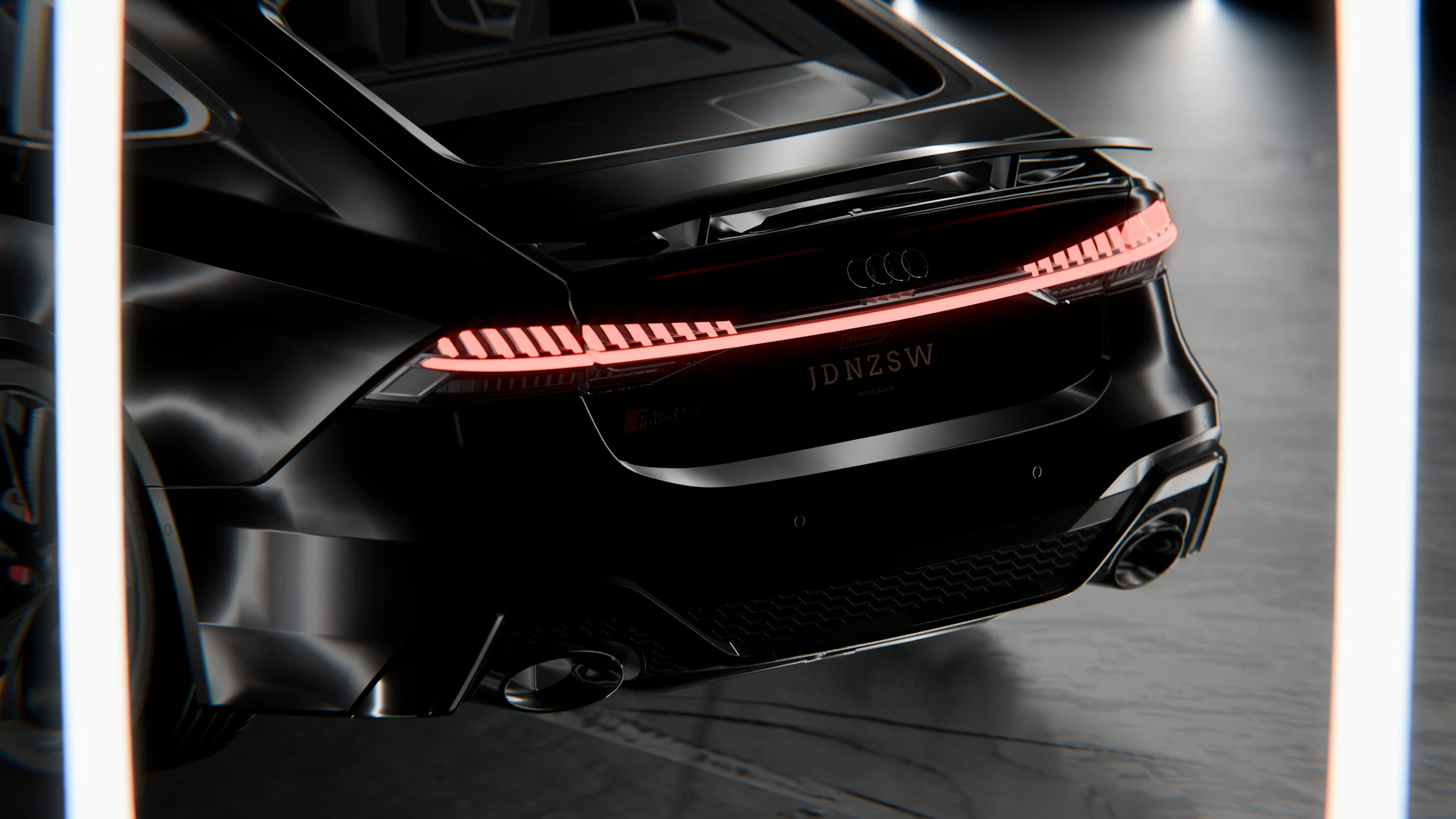 Audi RS7 — zadnja svetla