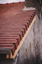 Newly tiled roof with a gutter system.