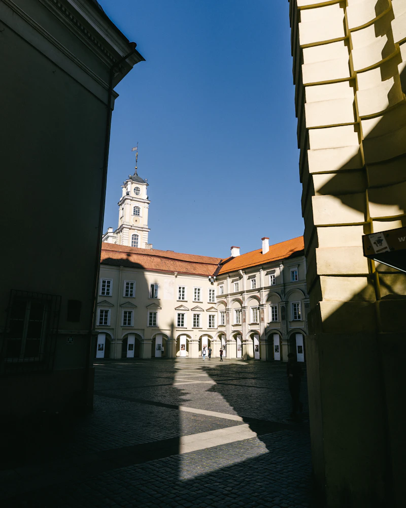 Courtyard of Vilnius University, Vilnius, Lithuania