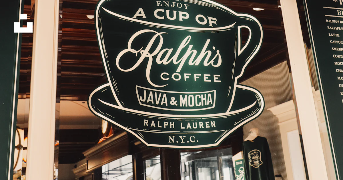 Ralph's coffee sign, featuring a java and mocha cup. photo – Free Cozy ...
