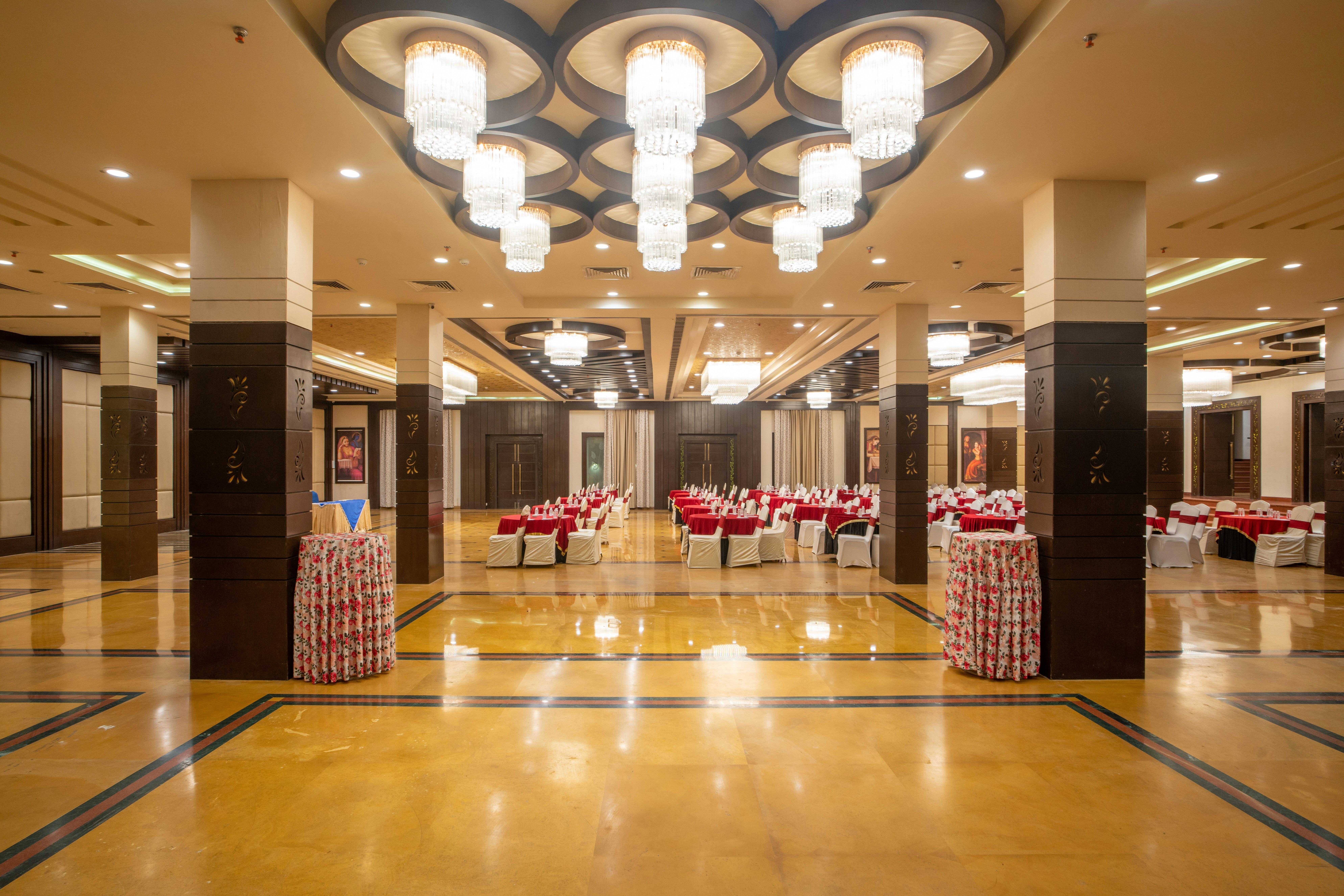 Luxurious dining area perfect for events