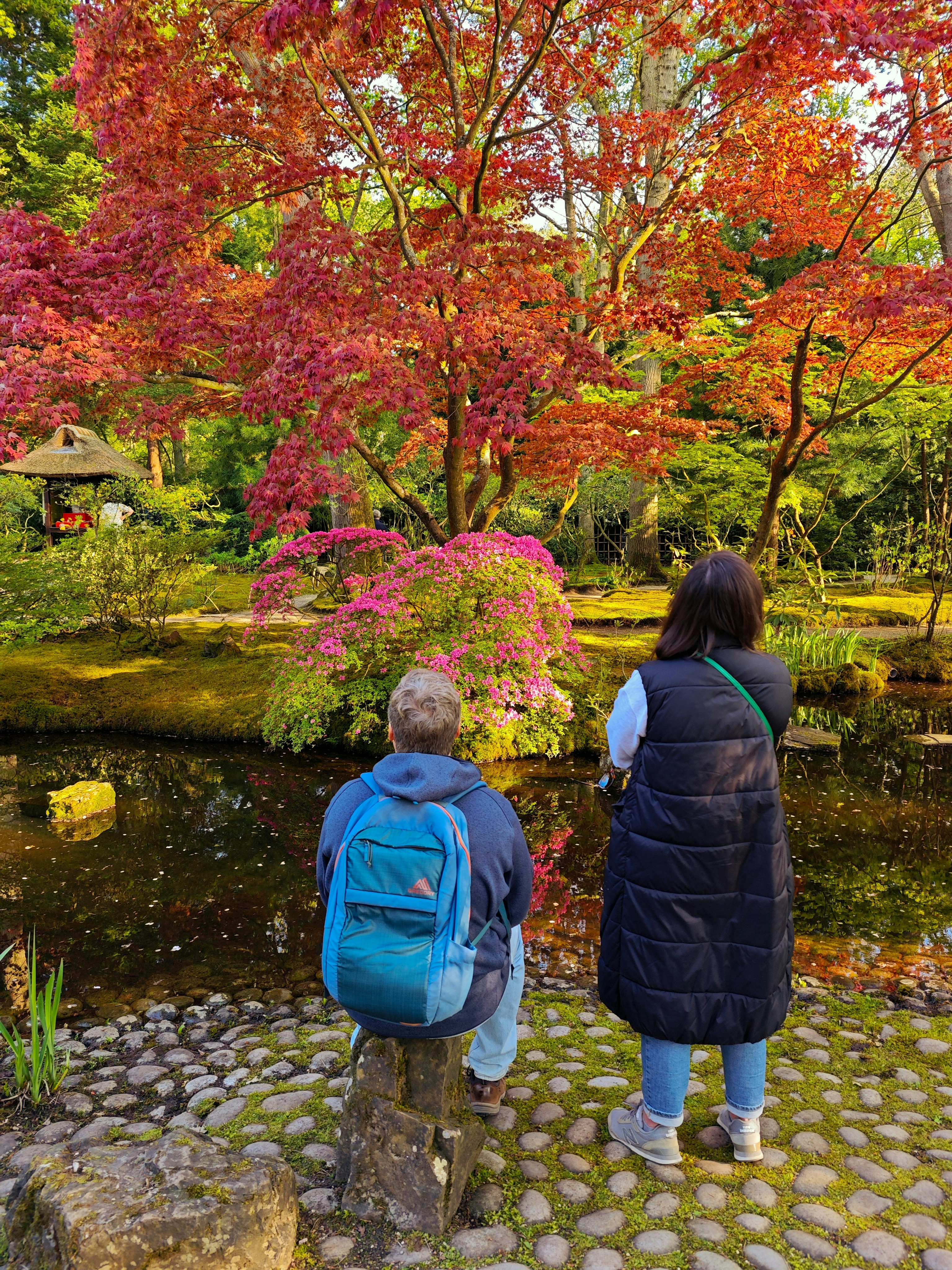 Person meditating for stress relief