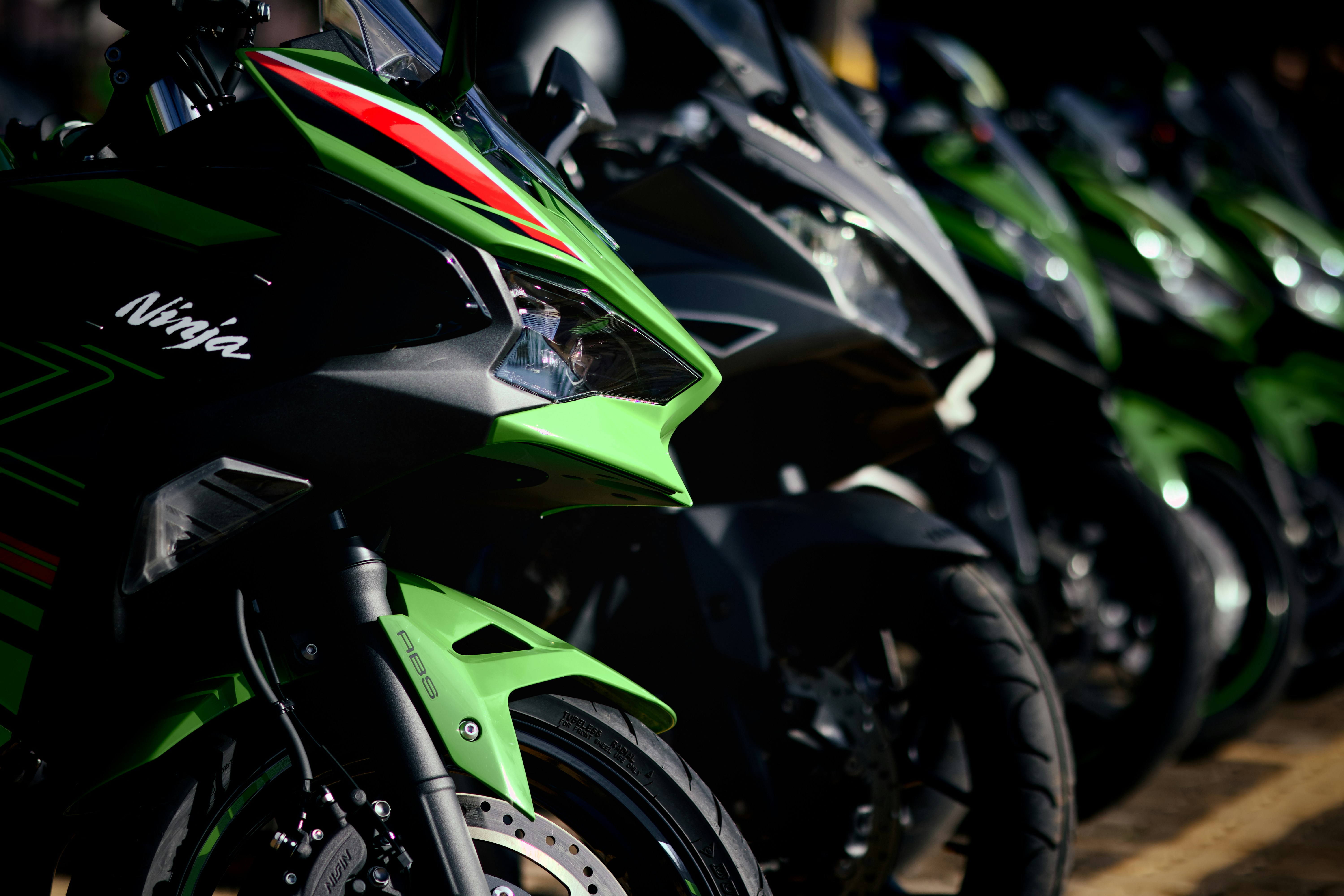 Goiás, Brazil - Kawasaki Ninja row