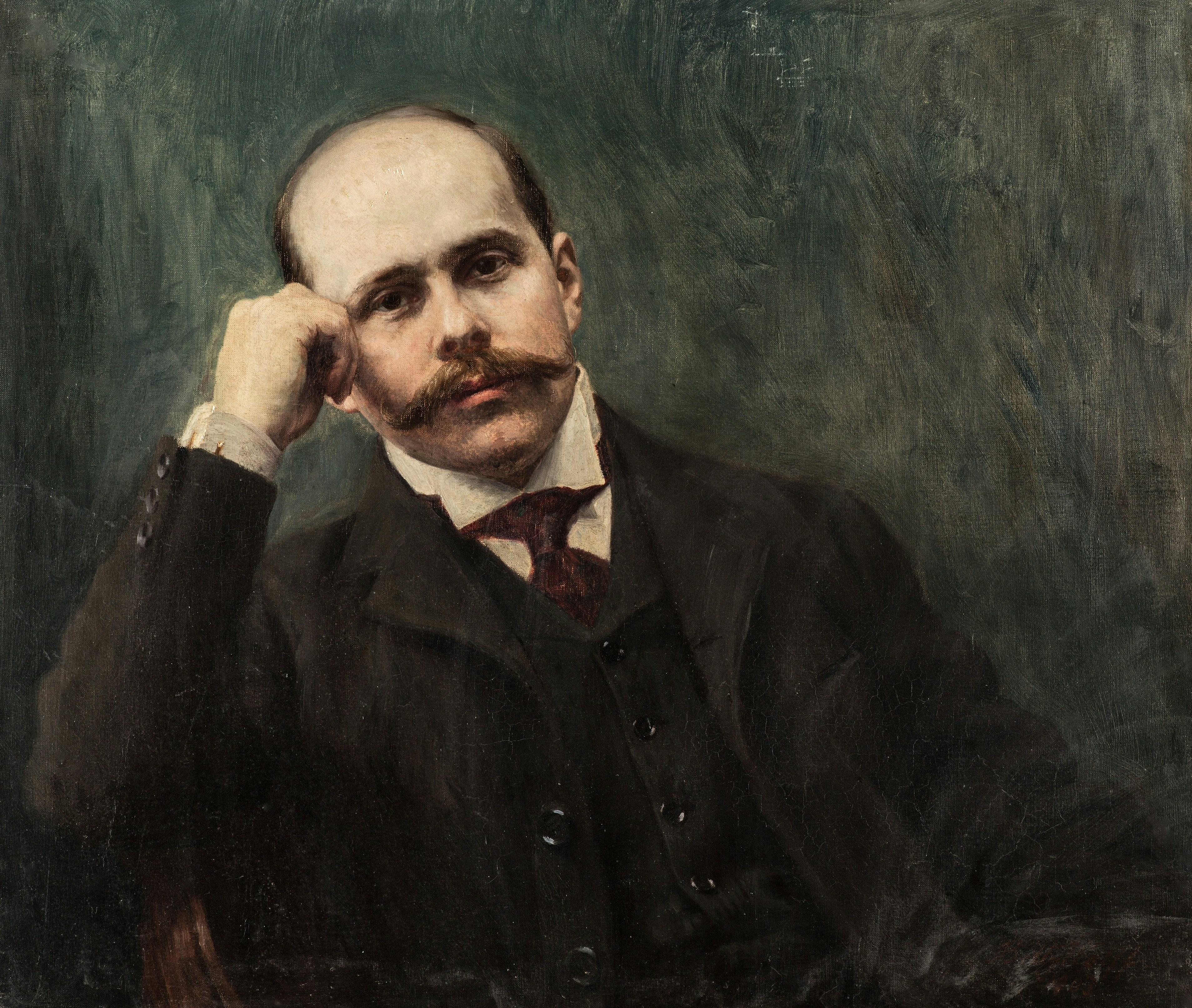 Wolff, Betty: Porträt eines unbekannten Herrn Creator: Betty Wolff Date: 1903 Providing institution: City Museum Berlin Aggregator: German Digital Library Providing Country: Germany Puiblic Domain Wolff, Betty: Porträt eines unbekannten Herrn - City Museum Berlin, Germany - Public Domain.