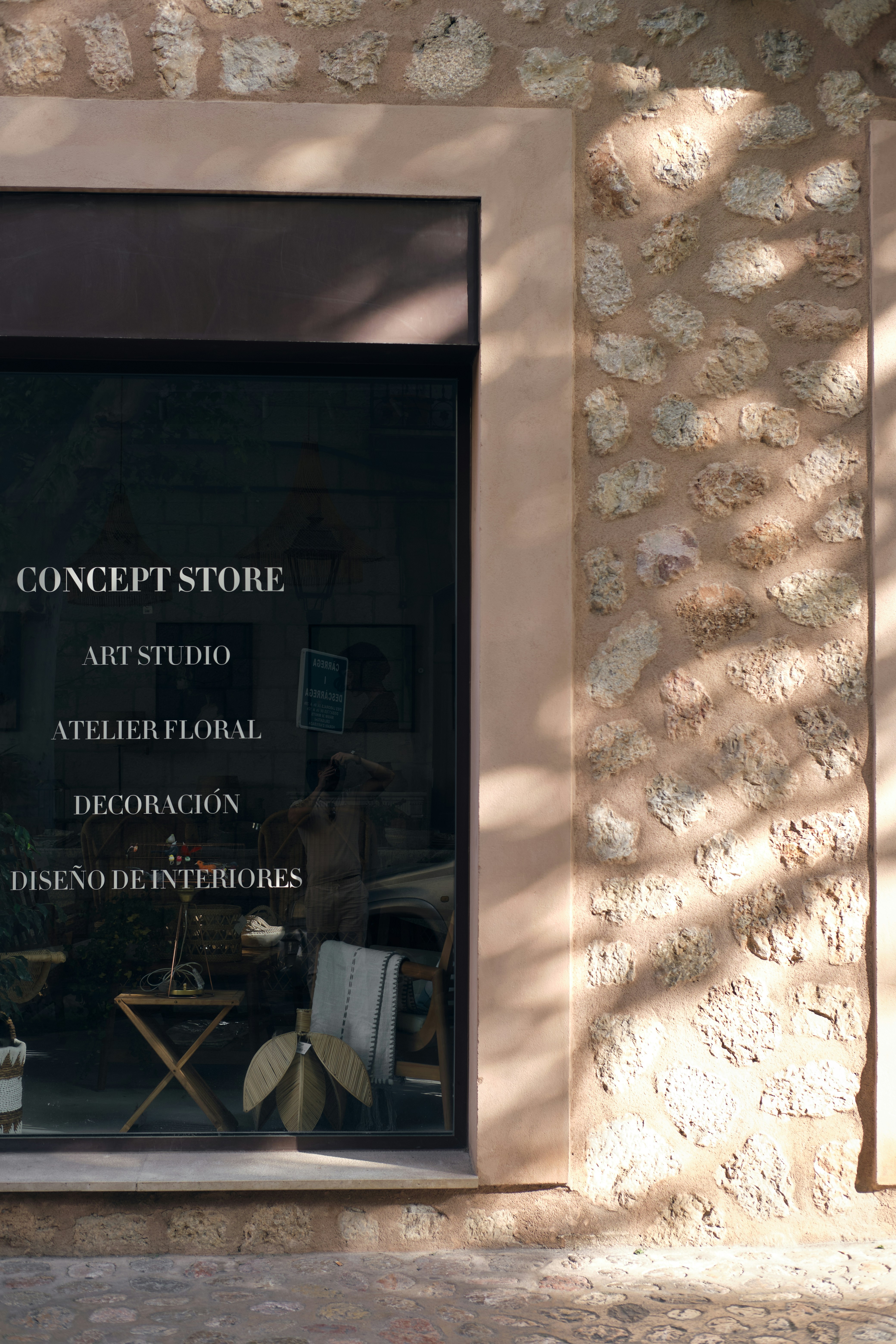 Beautiful concept store with an attractive branded storefront.